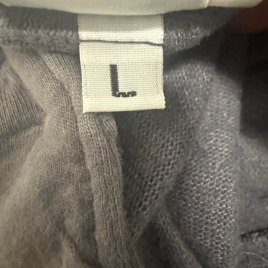 Chrome Hearts Horseshoe Spell Out Logo Grey Sweatpants Rare Sz Large