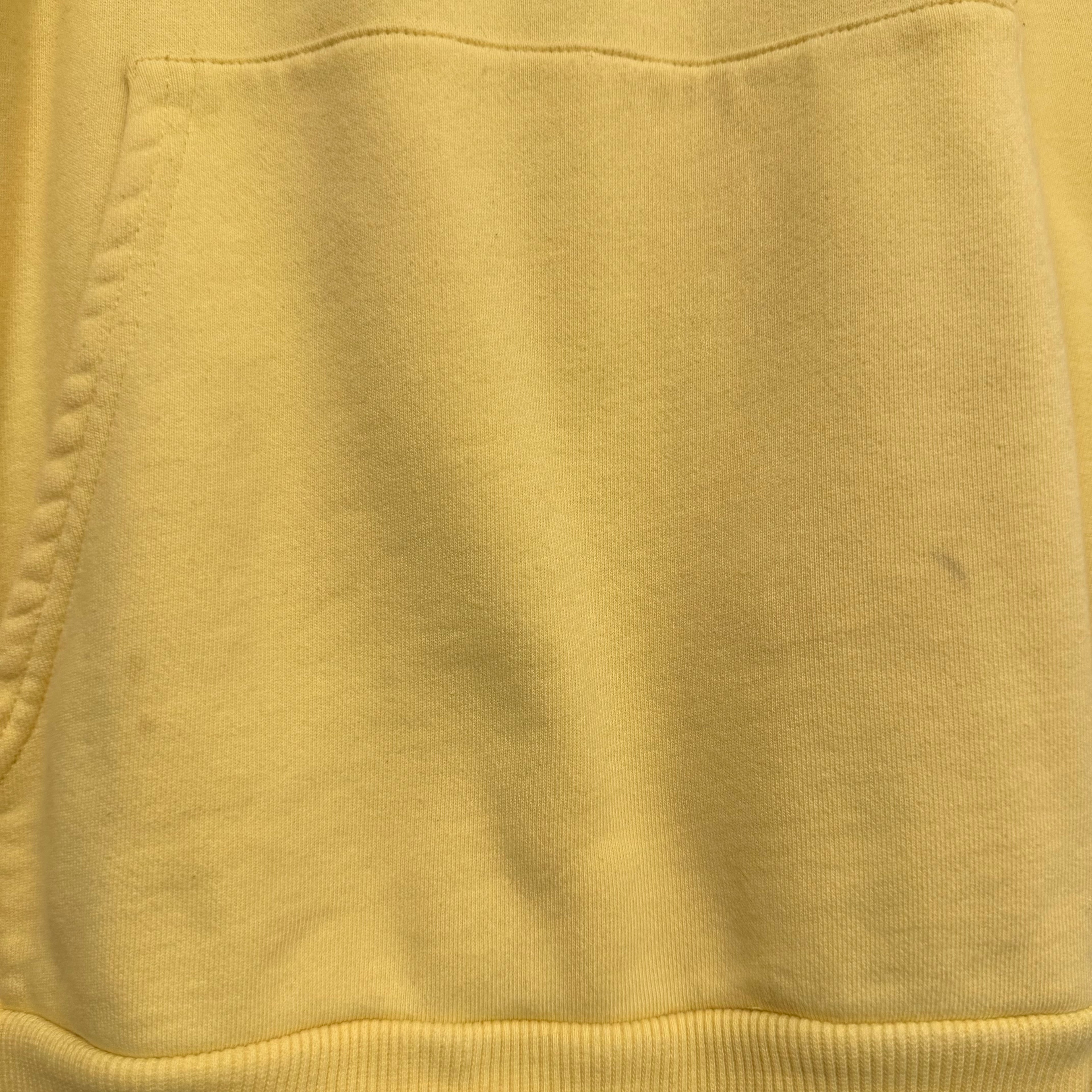 Celine Yellow Cotton Logo Hoodie Sz XL