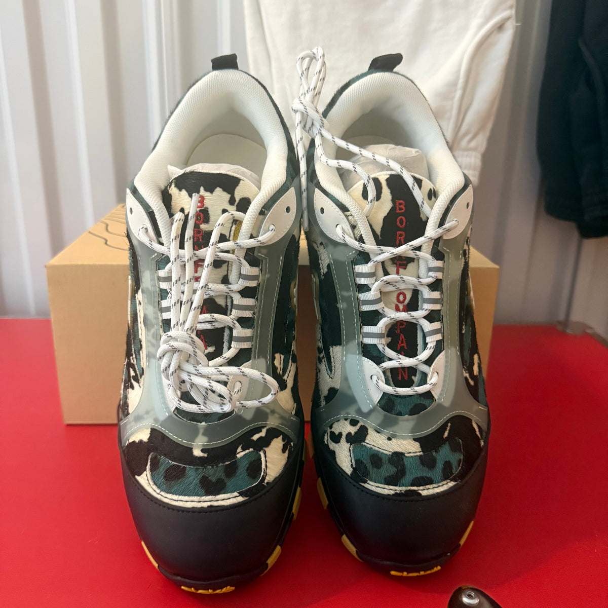 Sicko Diamond Blue Cow Hiking Shoe Size 11