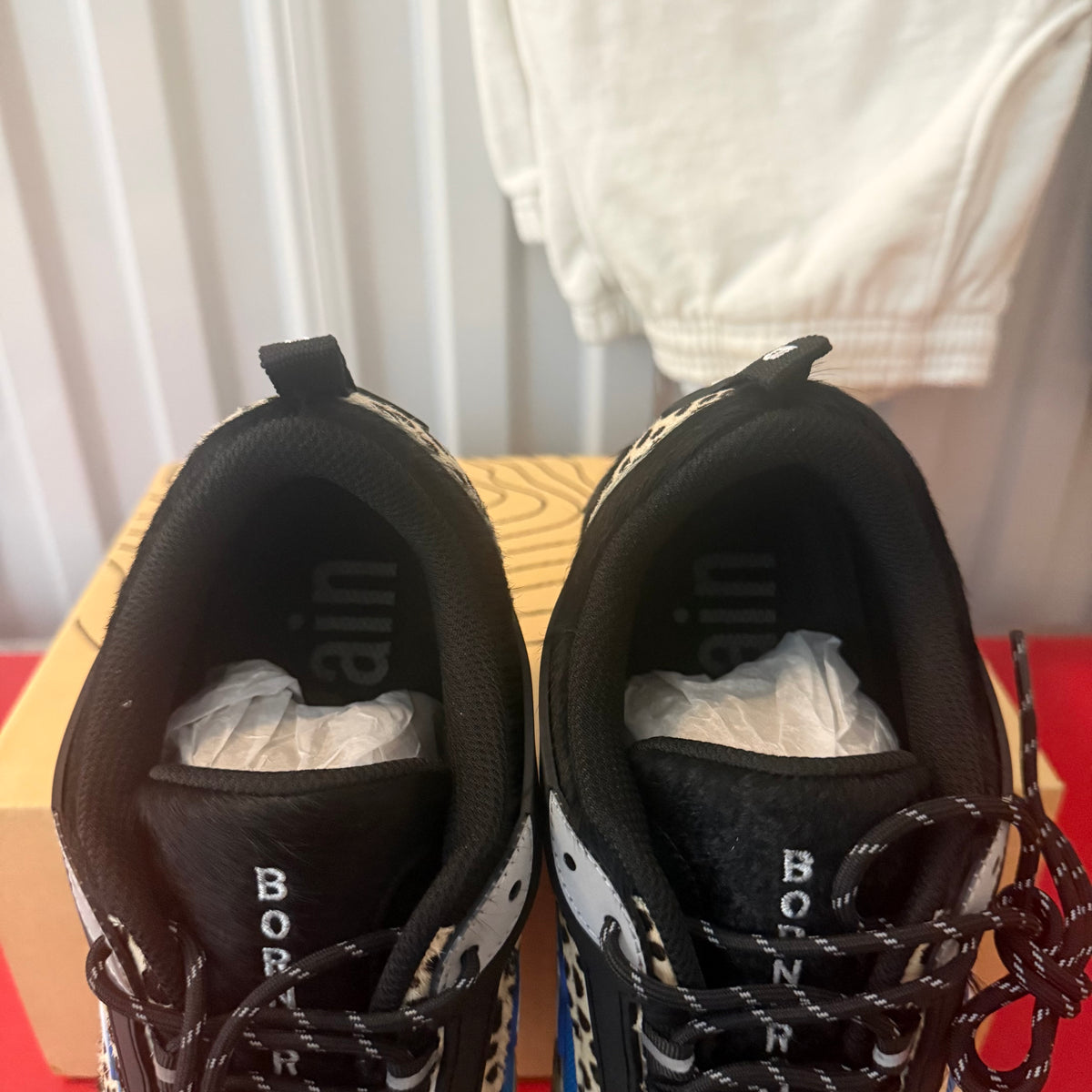 Sicko Diamond Blue Cheetah Hiking Shoe Size 11