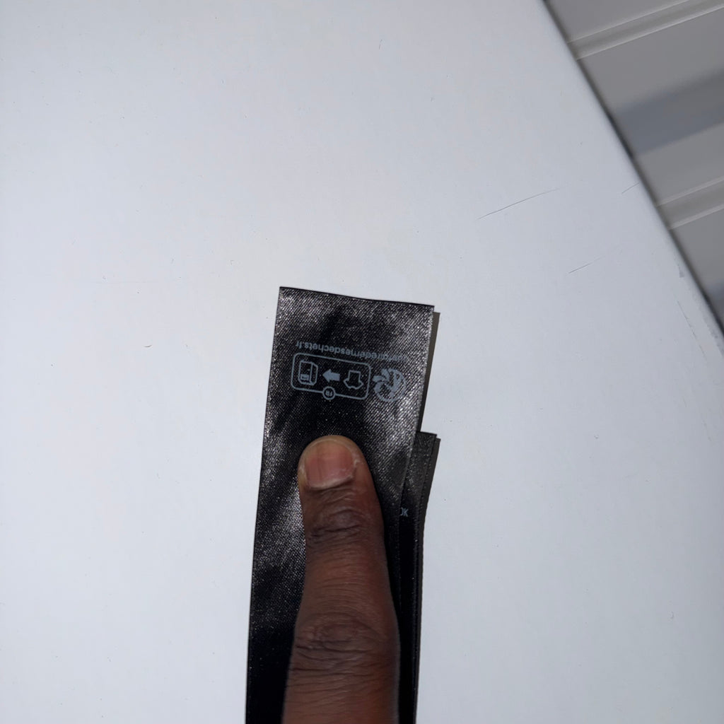Balenciaga Double Waist Black Denim Size XL