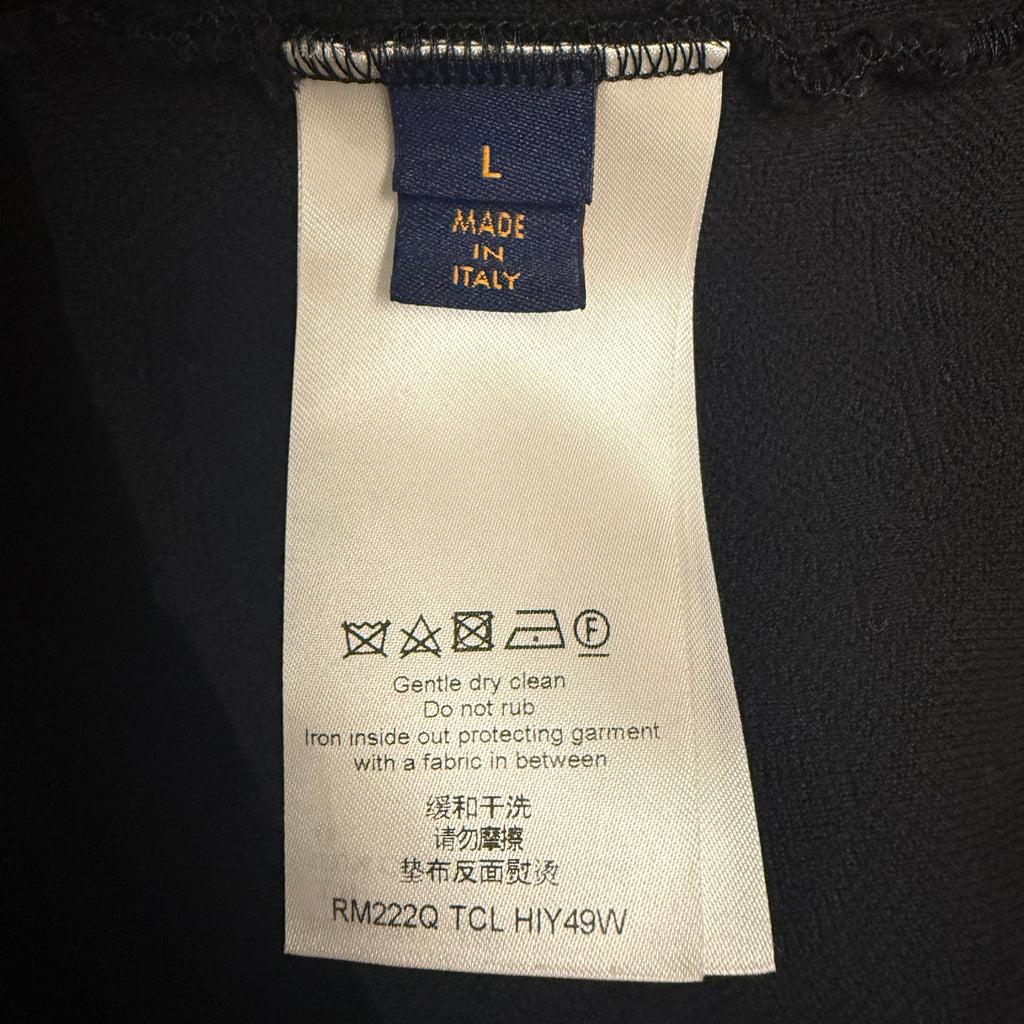 Louis Vuitton Black Monogram 3D Pocket Tee Sz Large