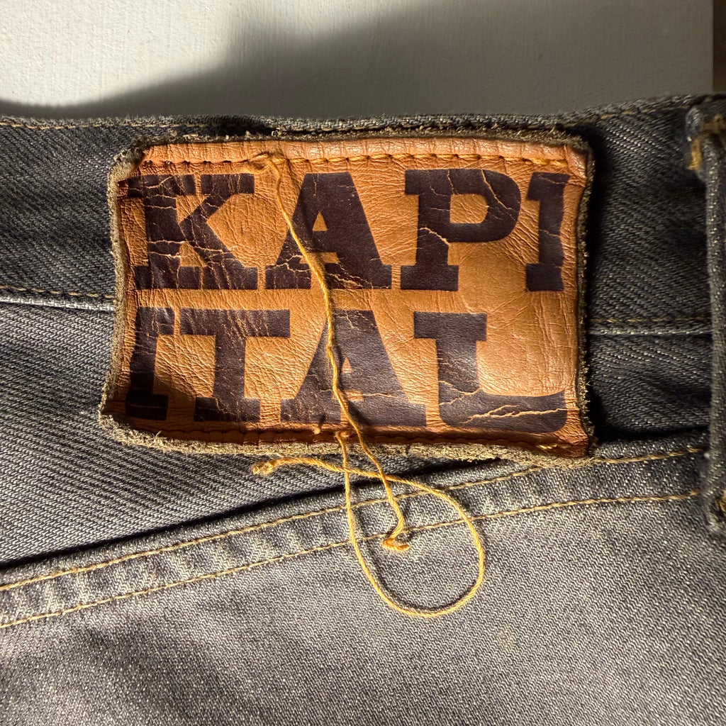 Kapital Bone Shorts Black Size 34