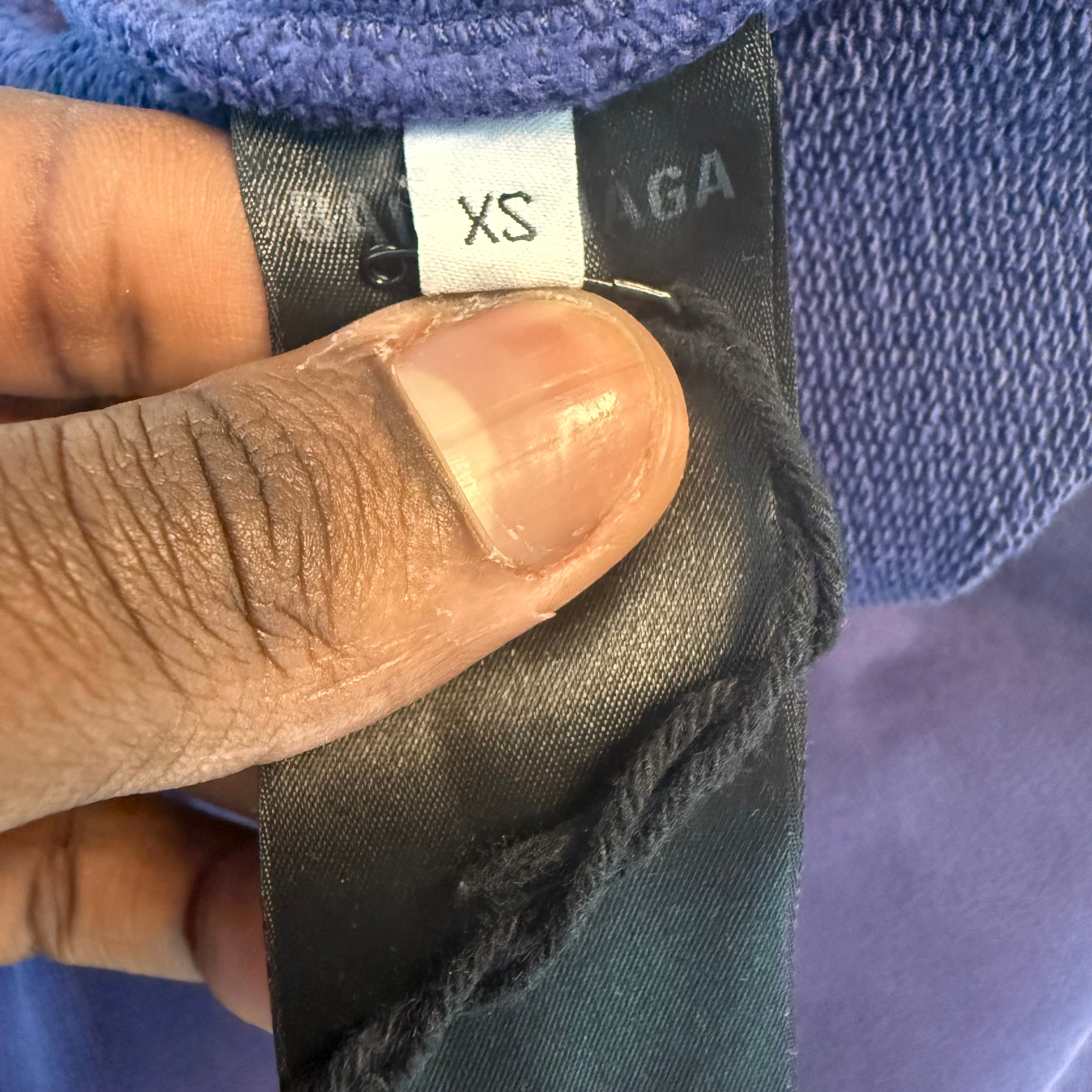 Balenciaga Political Campaign  Blue Sweatpants Sz XS