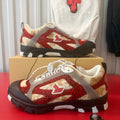 Sicko Diamond Red Cheetah Hiking Shoe Size 11