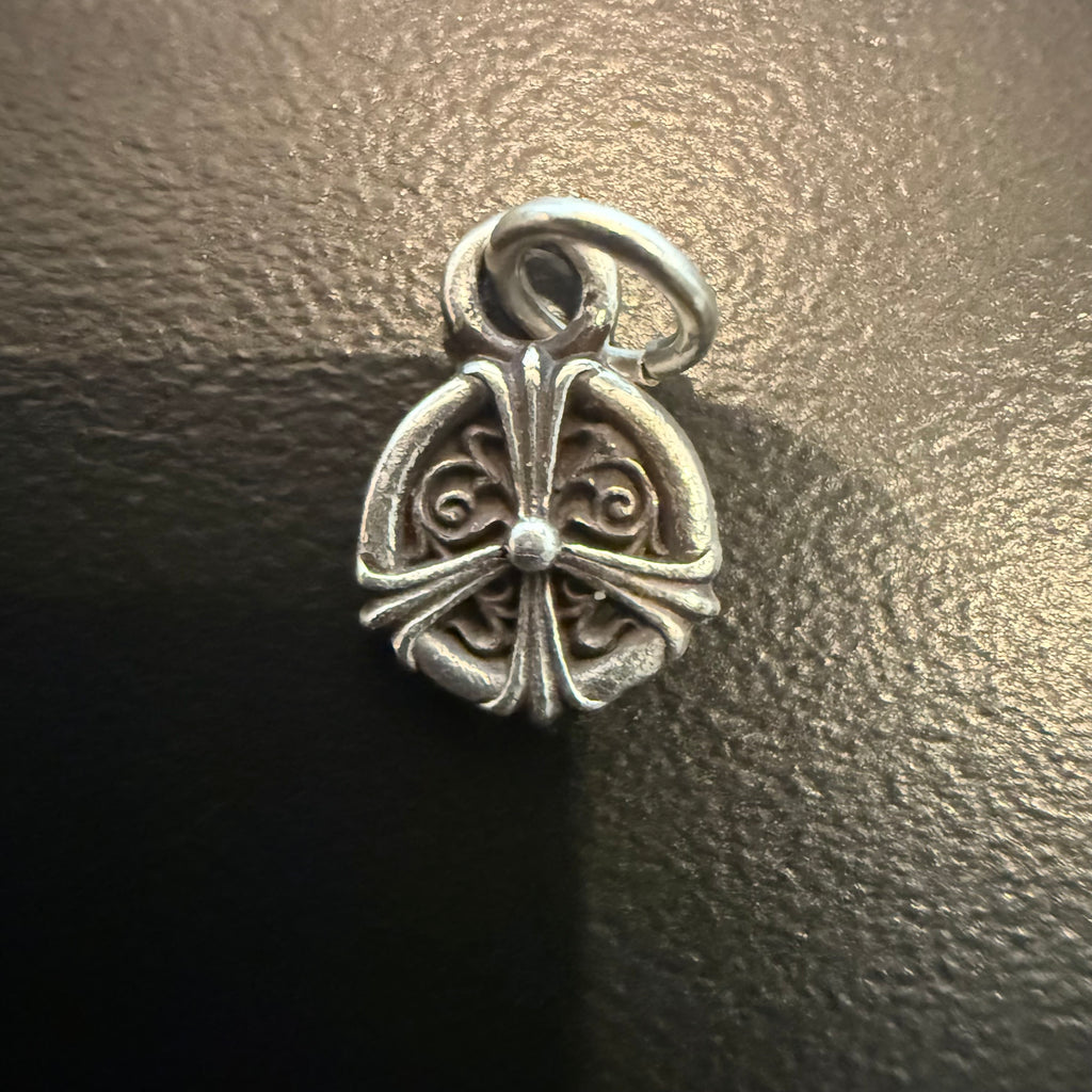 Chrome Hearts Small Silver Peace Sign Charm