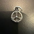 Chrome Hearts Small Silver Peace Sign Charm