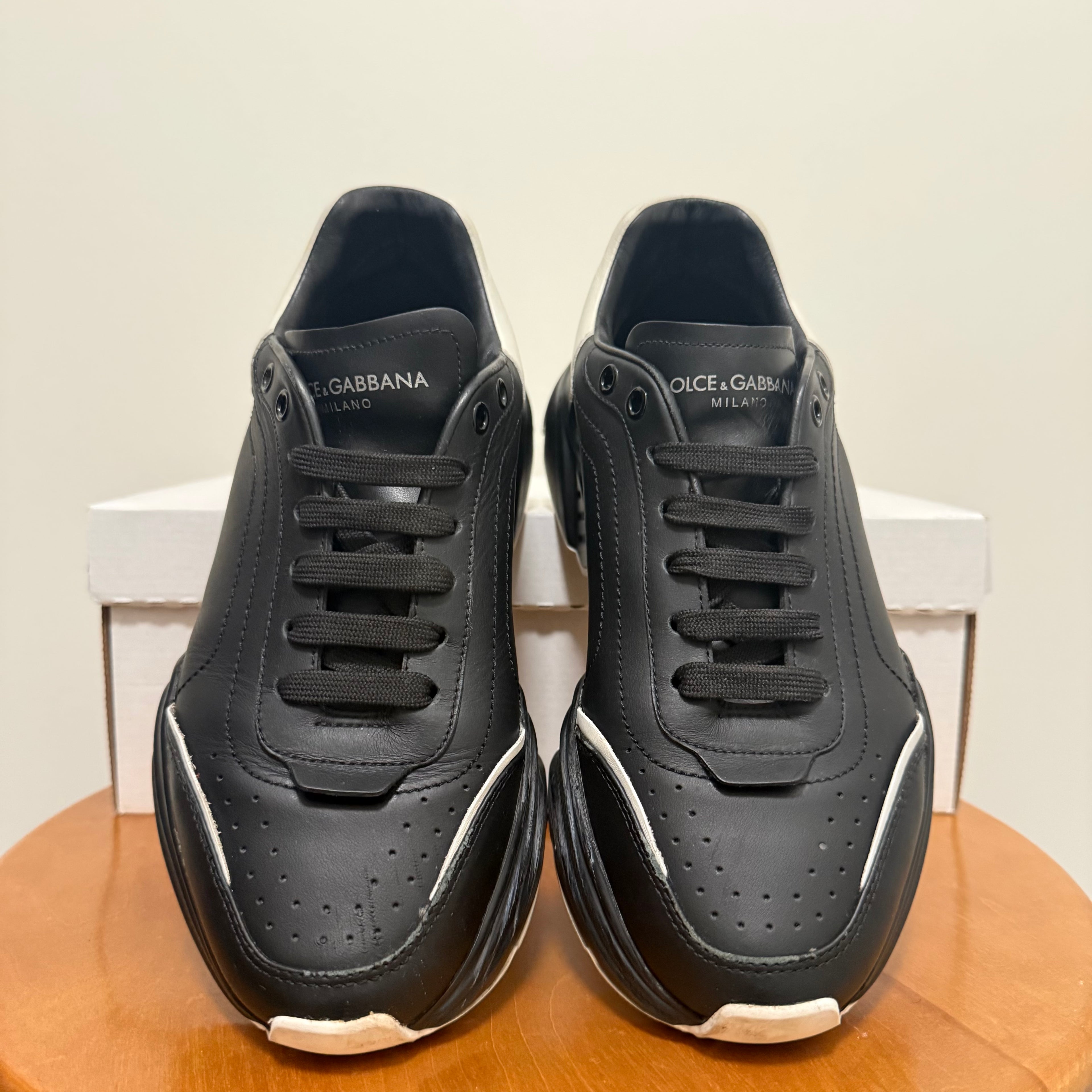 Dolce Gabbana Black Daymaster Sneaker Size 5