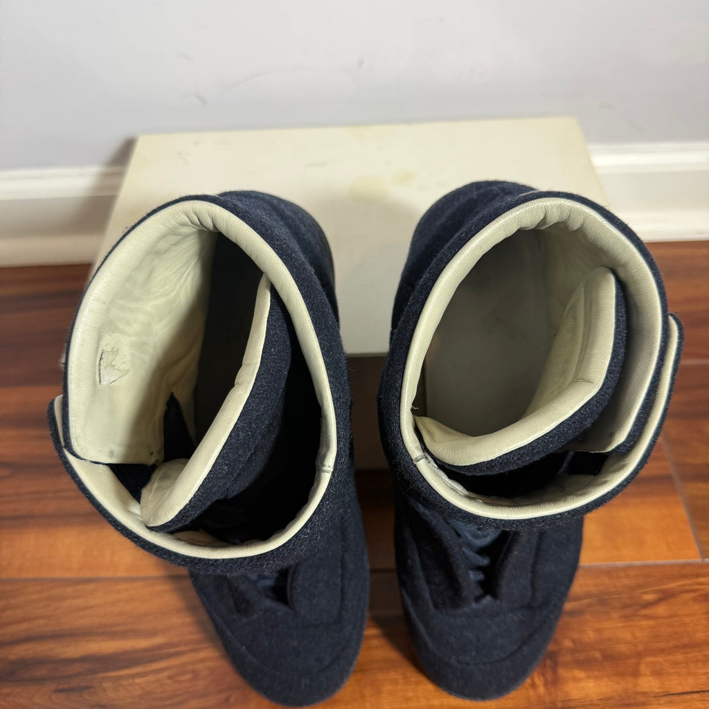 Maison Margiela Navy Blue Wool Future Size 9 (42)