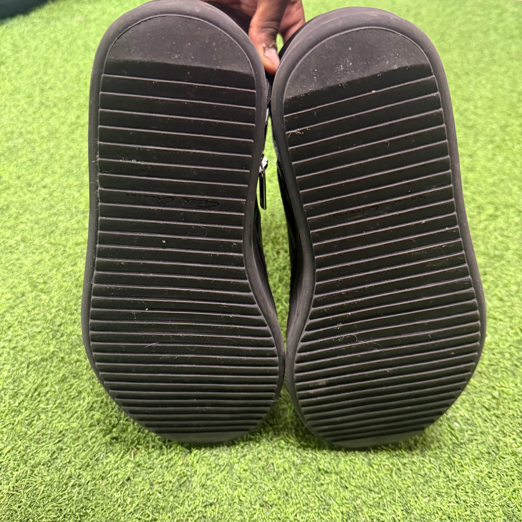 Rick Owens Triple Black Mega Bumper Geobasket Size 9