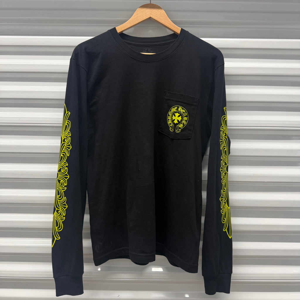 Chrome Hearts Yellow Eyechart Longsleeve Size Medium