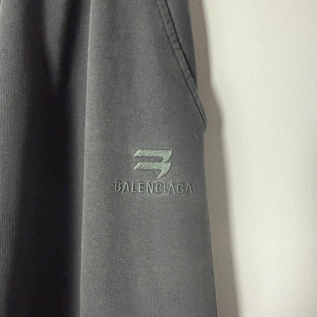 Balenciaga Washed Black Sweatpants Size Small
