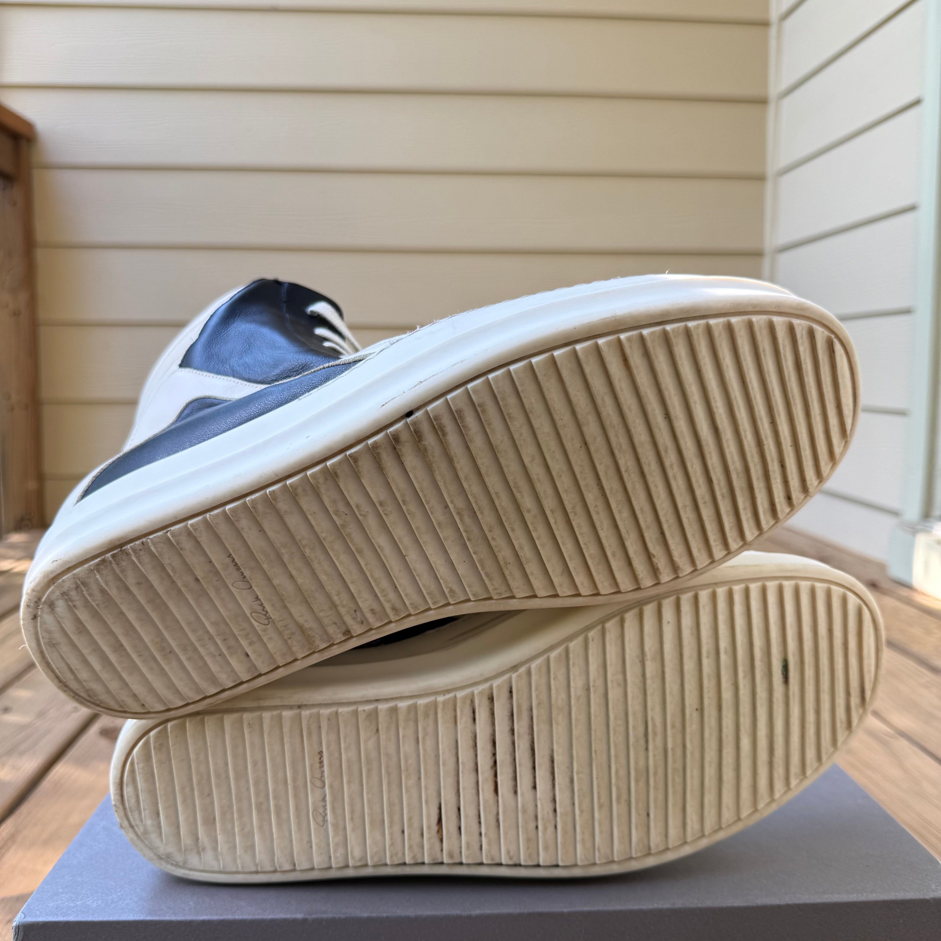 Rick Owens Black Geobasket Size 15 (48)
