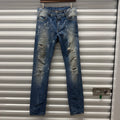 Balmain AW11 Decarnin Paint Splatter Denim Size 31