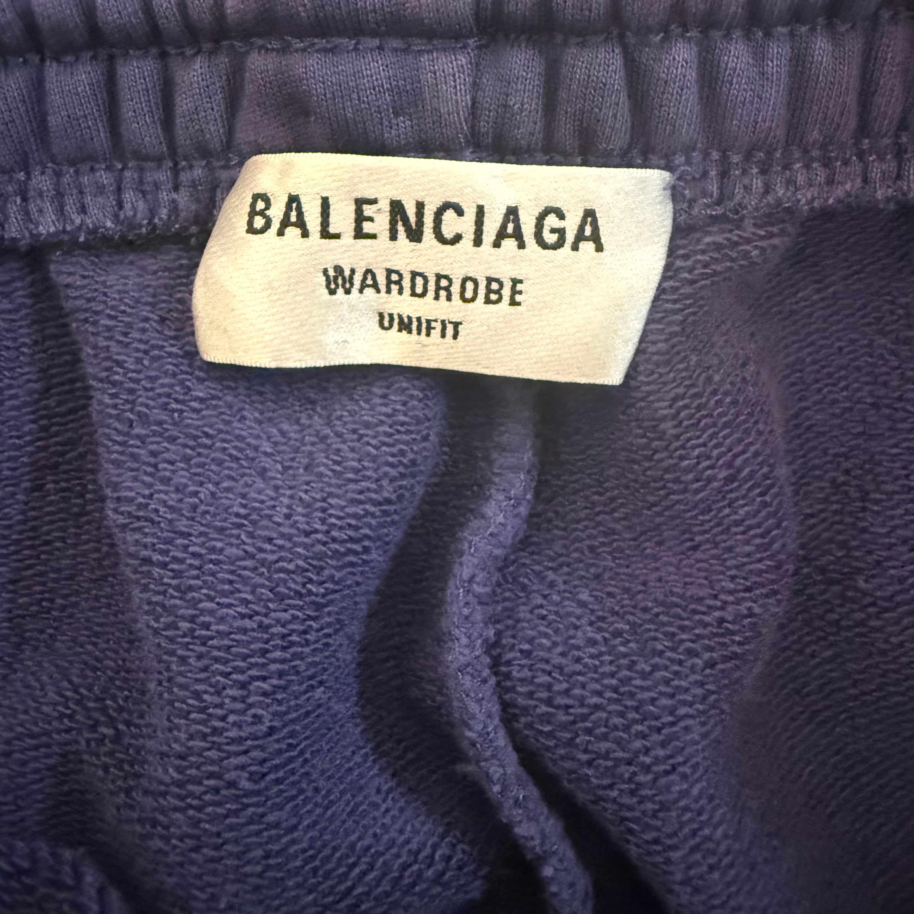 Balenciaga Political Campaign  Blue Sweatpants Sz XS