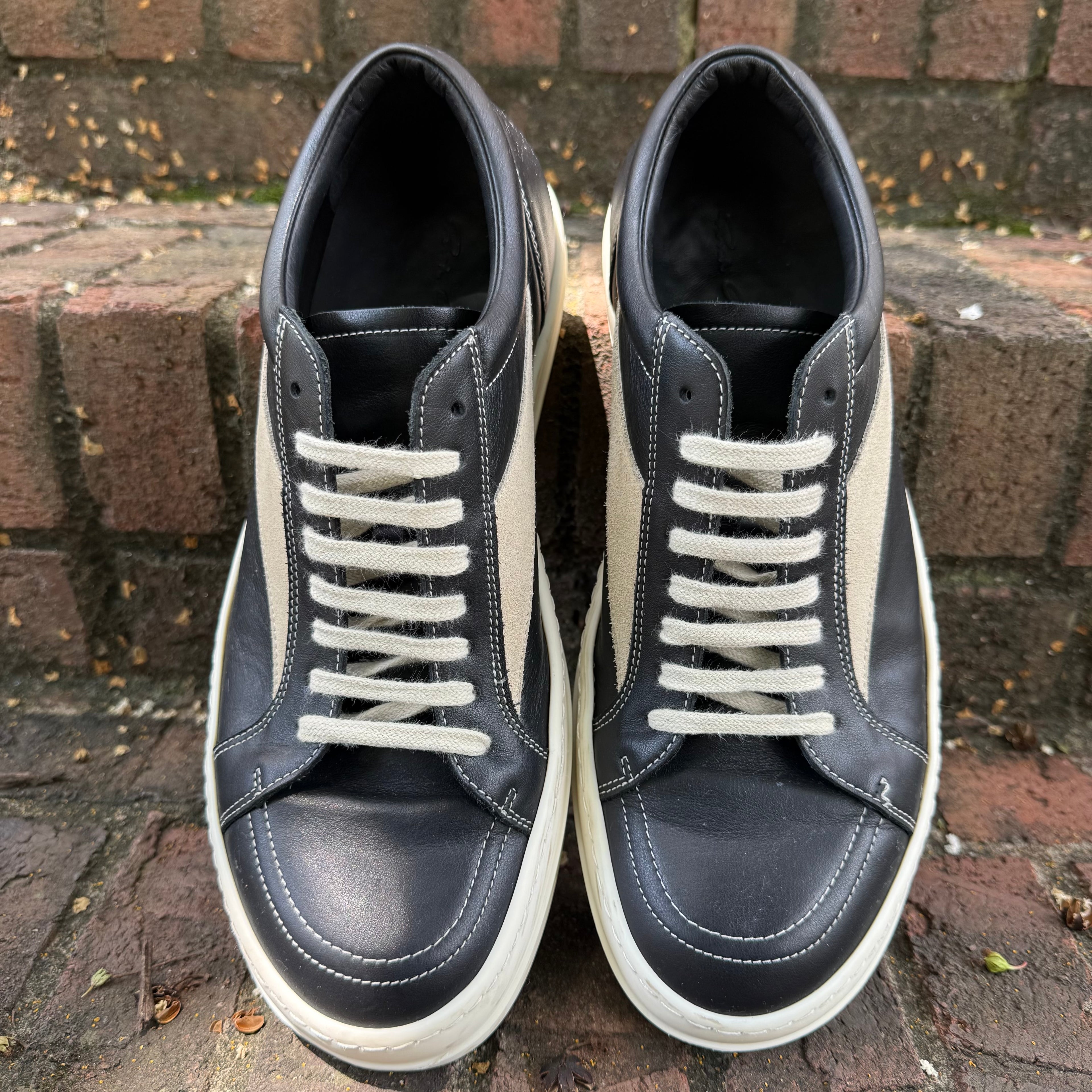 Rick Owens Black Vintage Sneaker Size 10 (43)