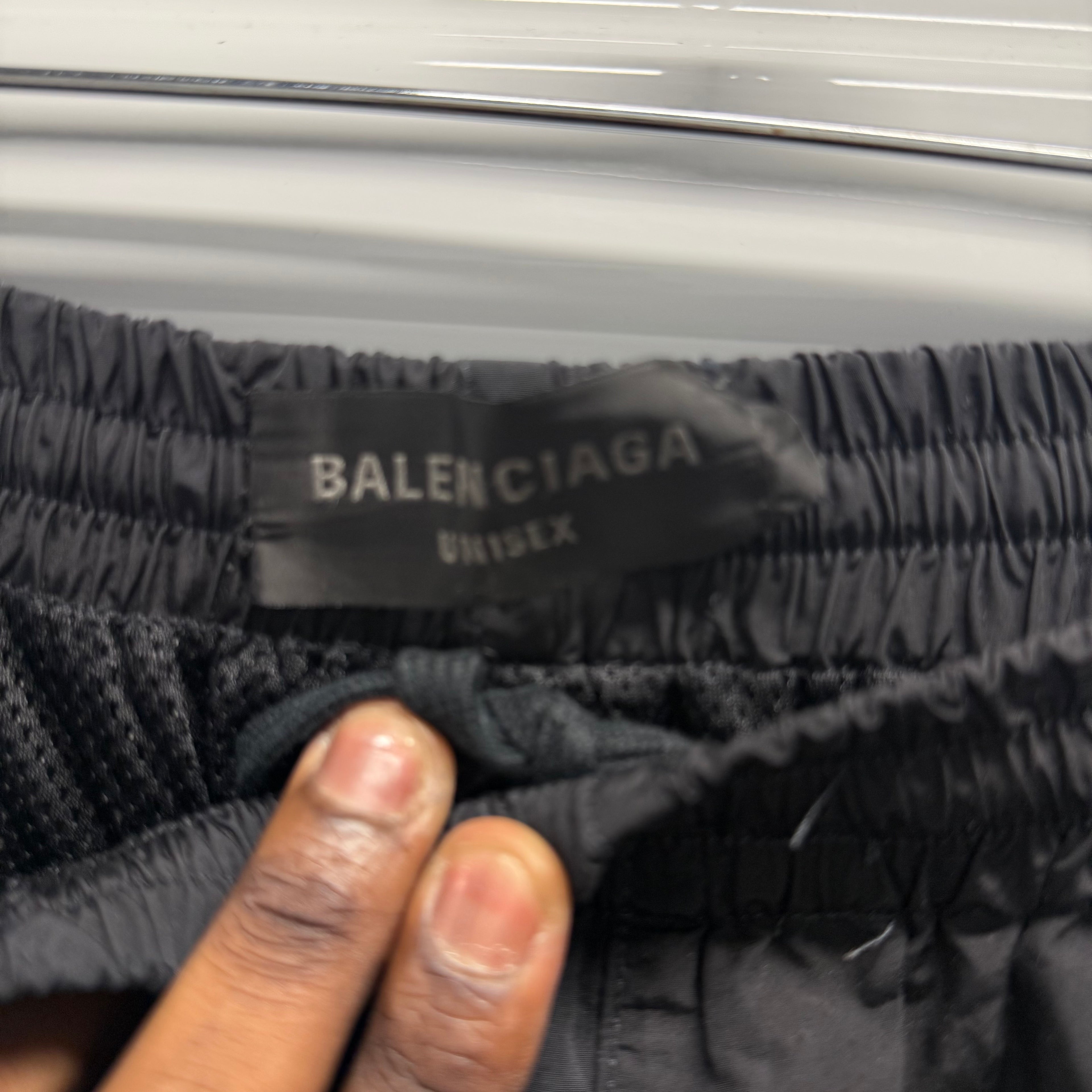 Balenciaga Double Waist Black Denim Size XL