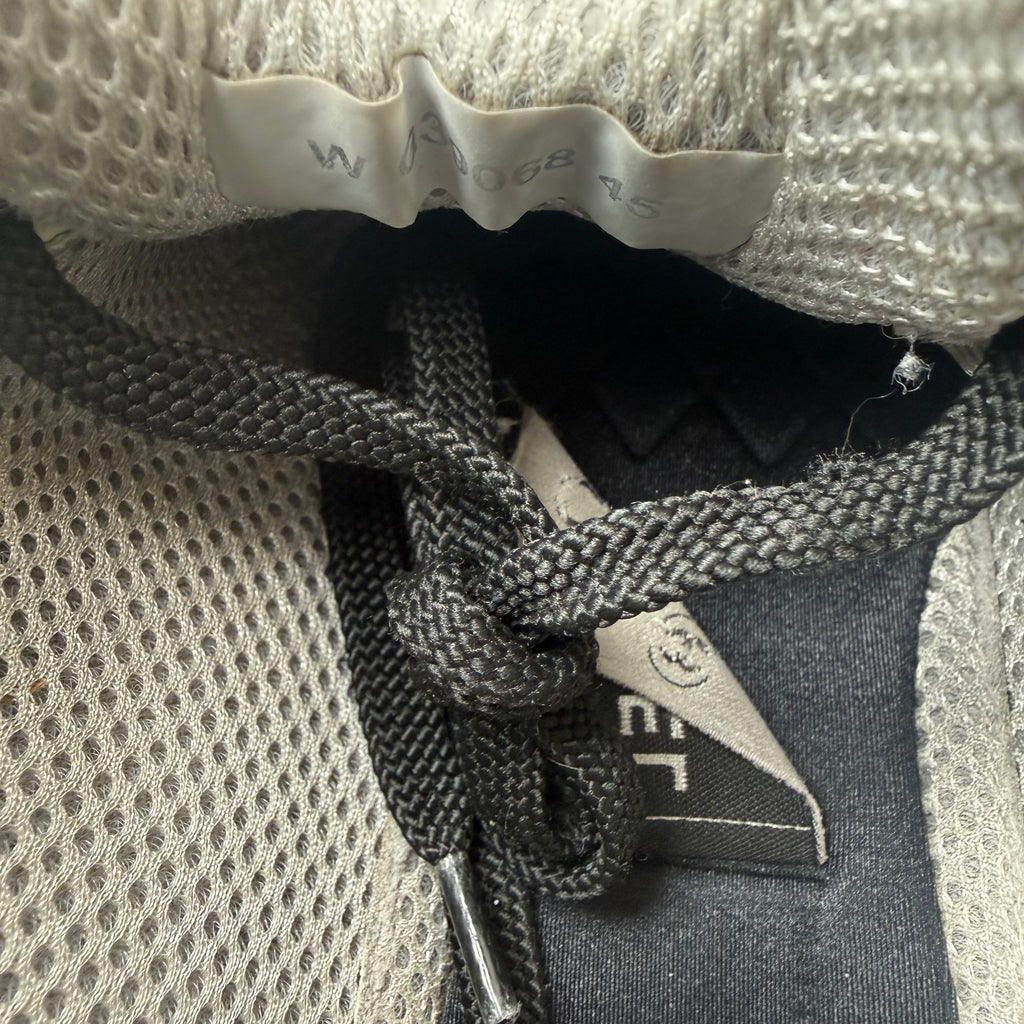 Chanel CC Logo Trainer White Light Grey Black Size 12 (45)