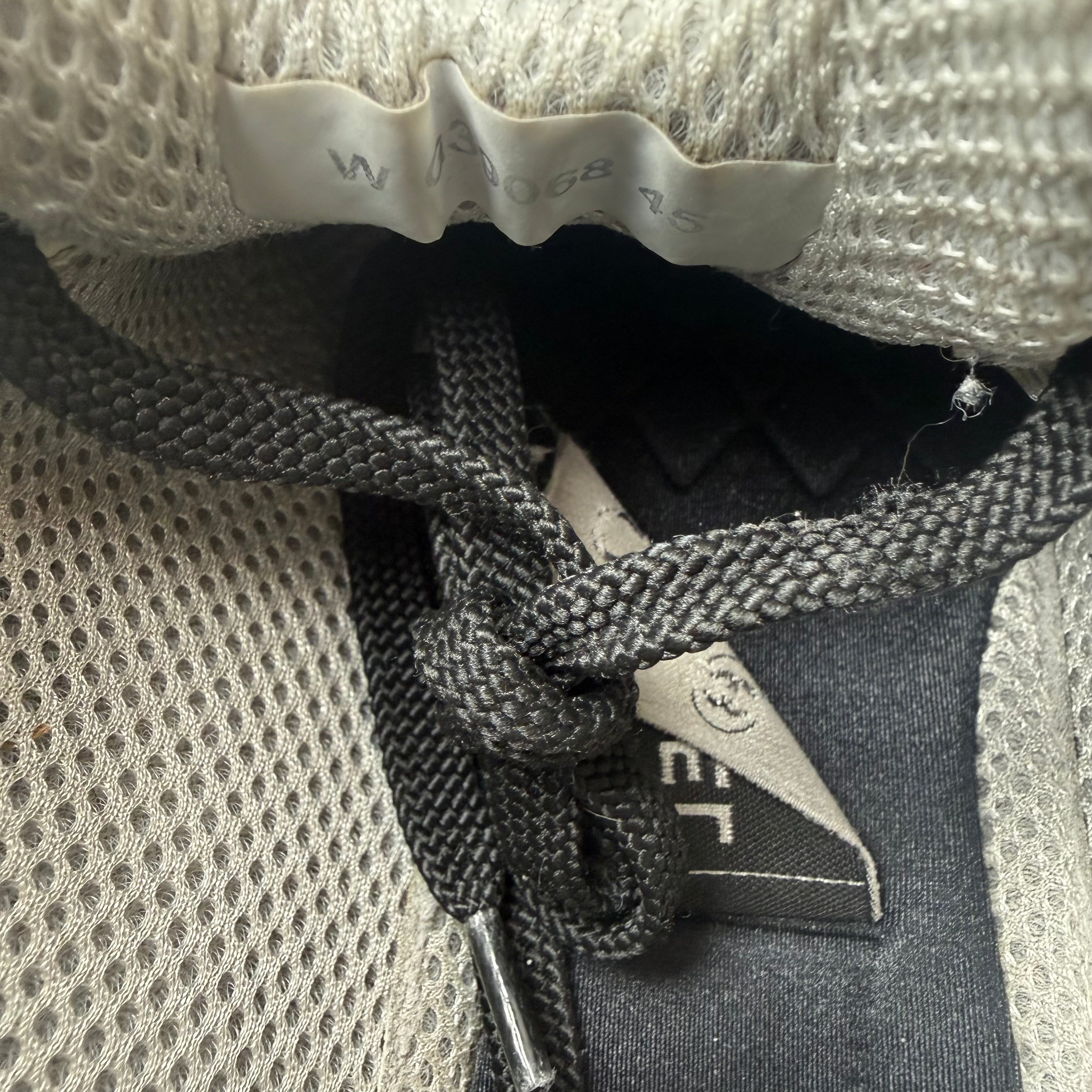 Chanel CC Logo Trainer White Light Grey Black Size 12 (45)