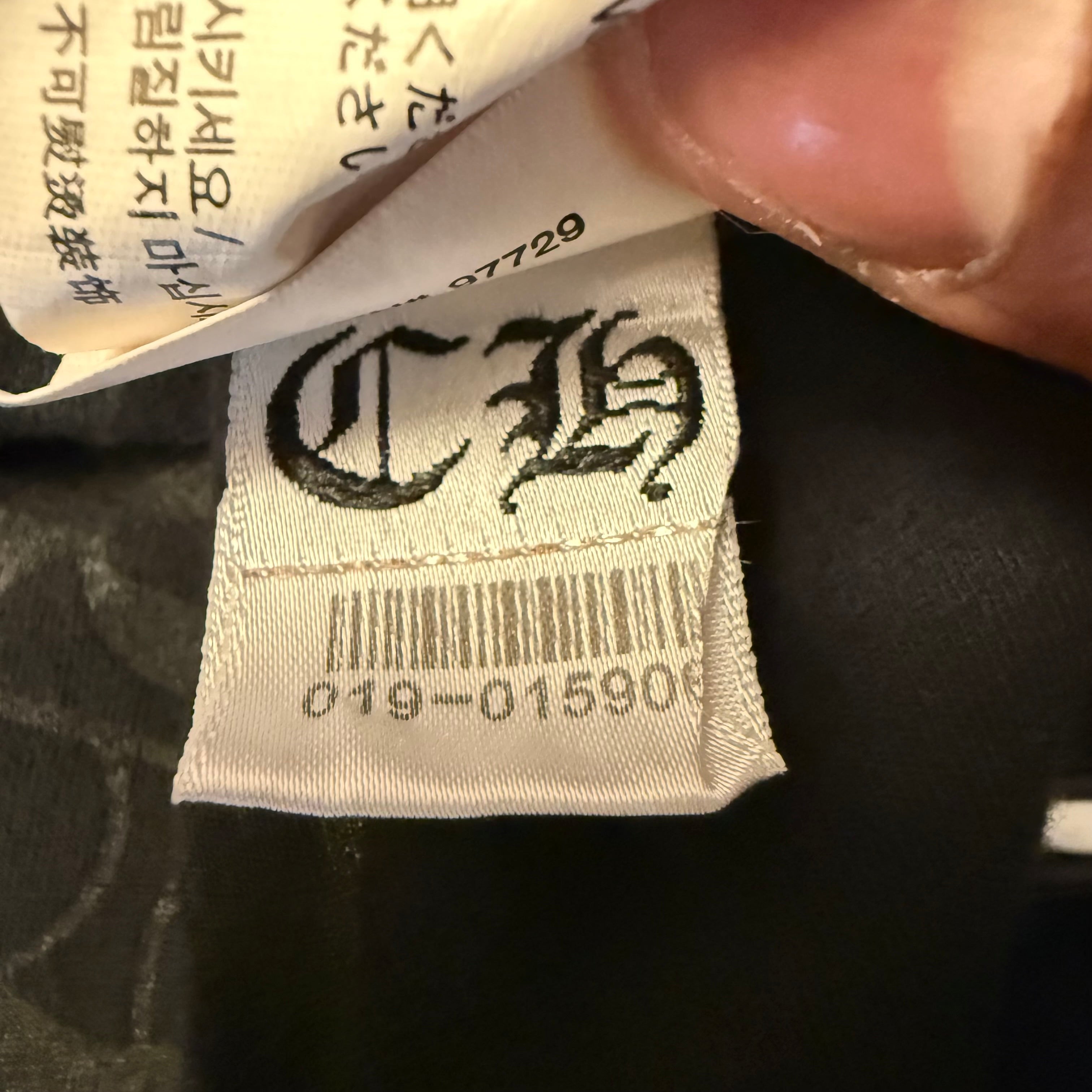 Chrome Hearts Horseshoe Scroll Logo Pocket Shirt Size Small