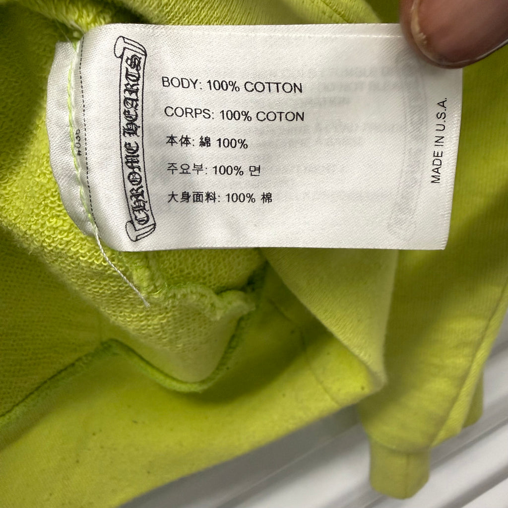 Chrome Hearts Matty Boy Green Chainlink Hoodie Size Medium
