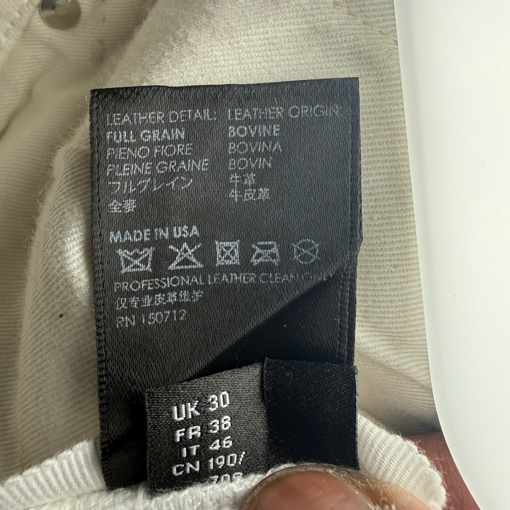 Amiri MX1 White Patch White Denim Jeans Size 30
