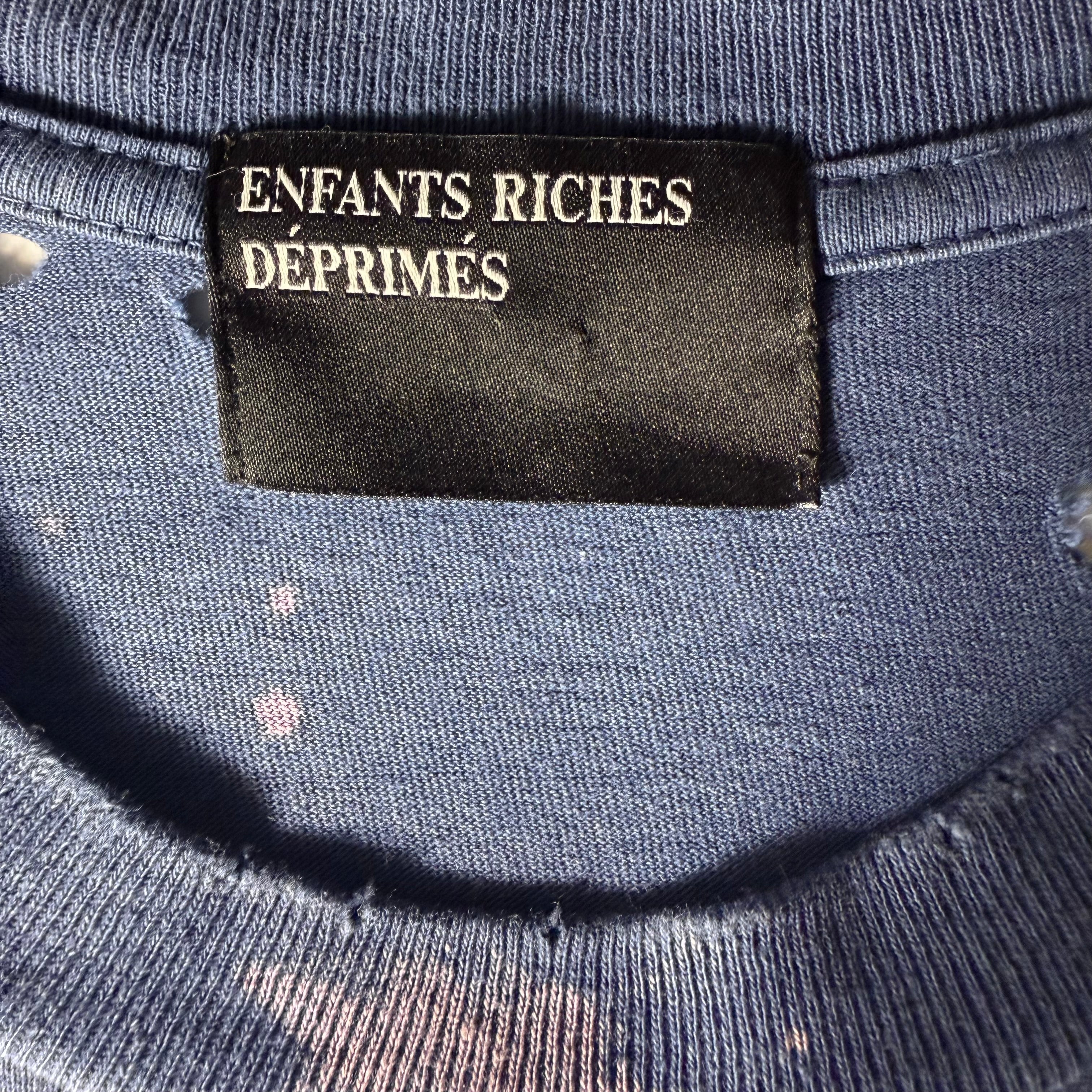 Enfants Riches Deprimes Logo Print Distressed Shirt