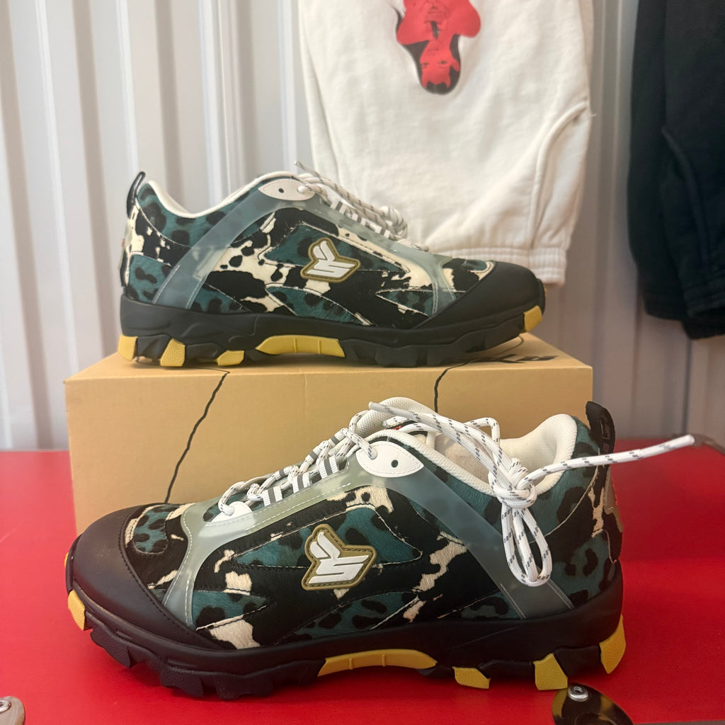 Sicko Diamond Blue Cow Hiking Shoe Size 11