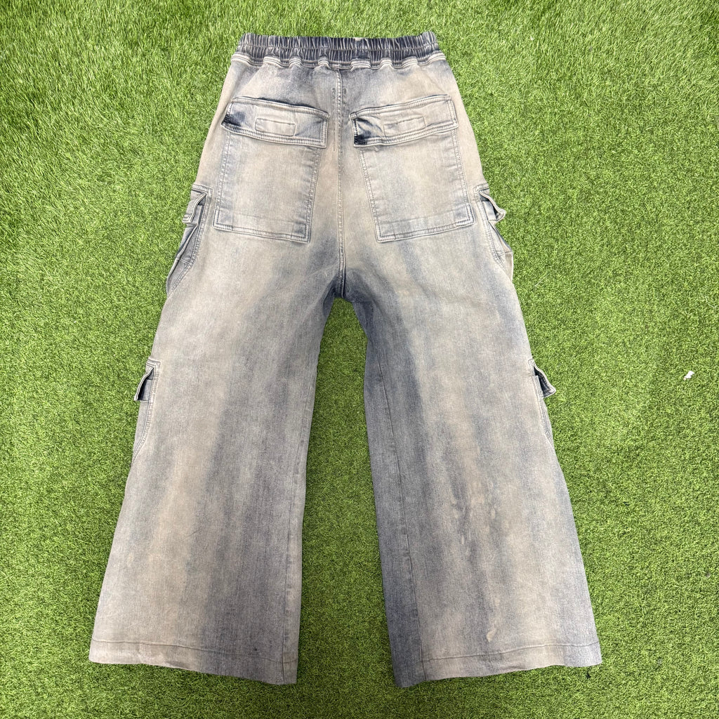Rick Owens Bela Denim Cargo Pants Size S