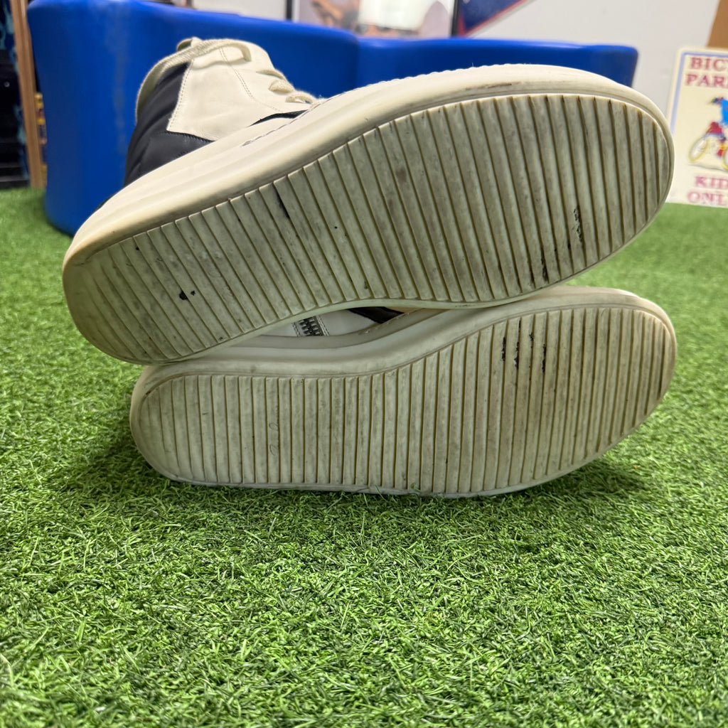 Rick Owens White Geobasket Size 10 (43)