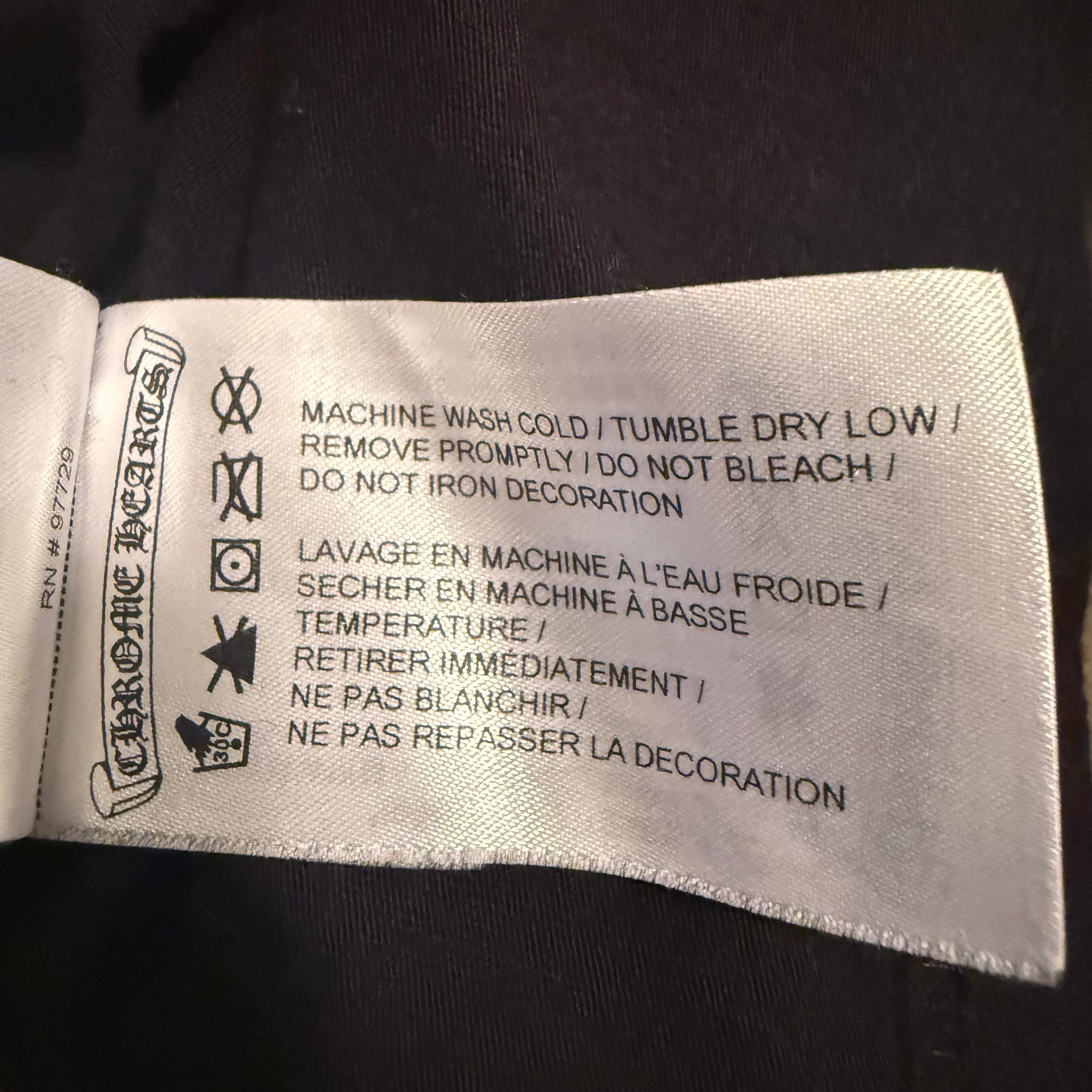 Chrome Hearts Las Vegas Black Longsleeve Size XL