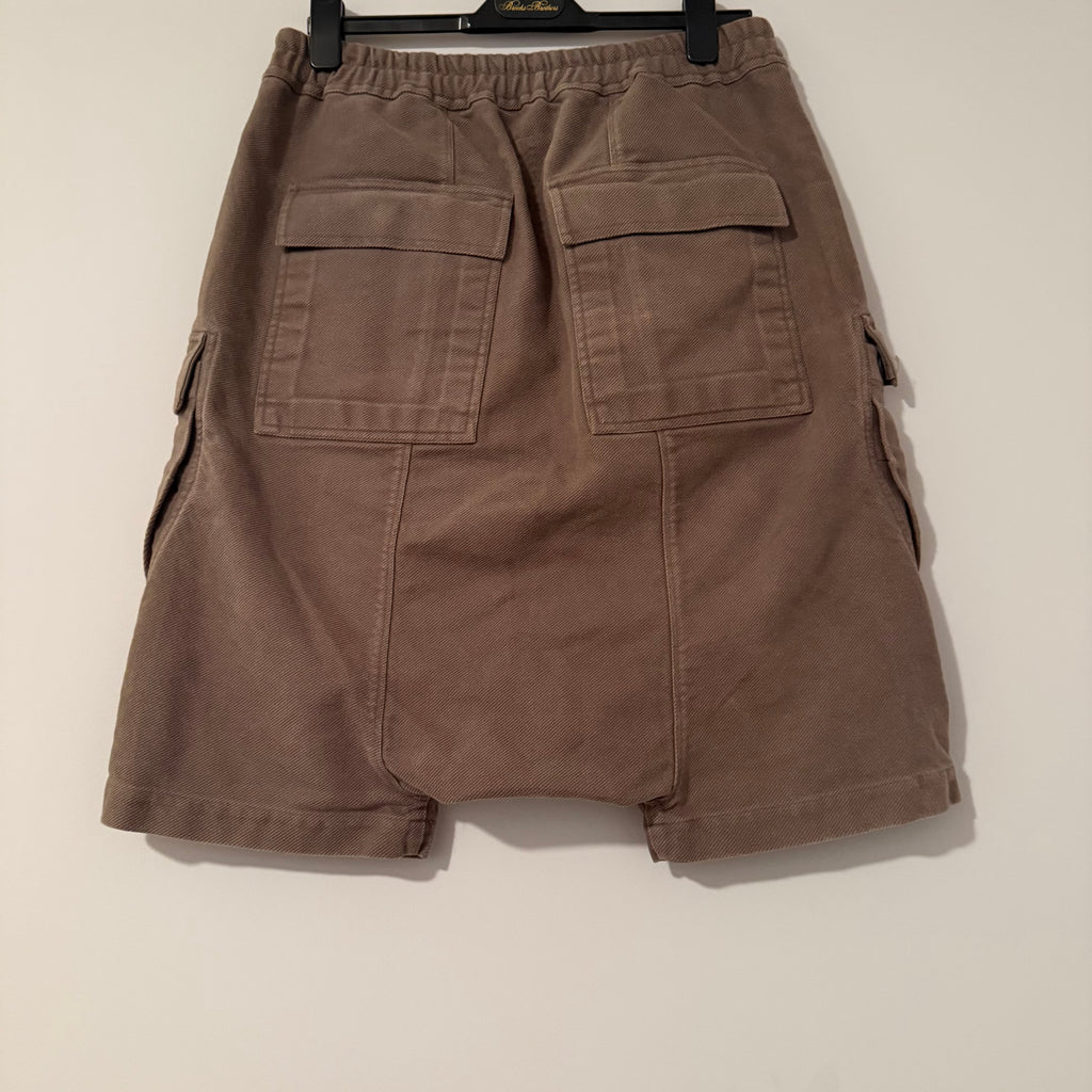Rick Owens Pod Cargo Shorts Dust Size 34