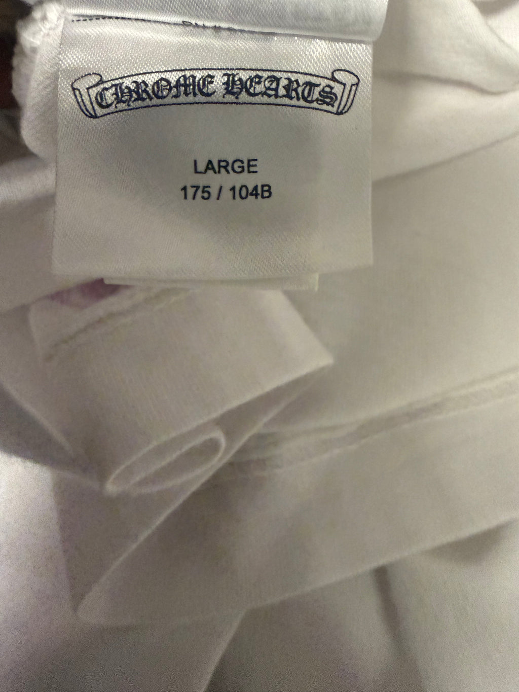 Chrome Hearts White Purple Longsleeve T-Shirt Sz Large