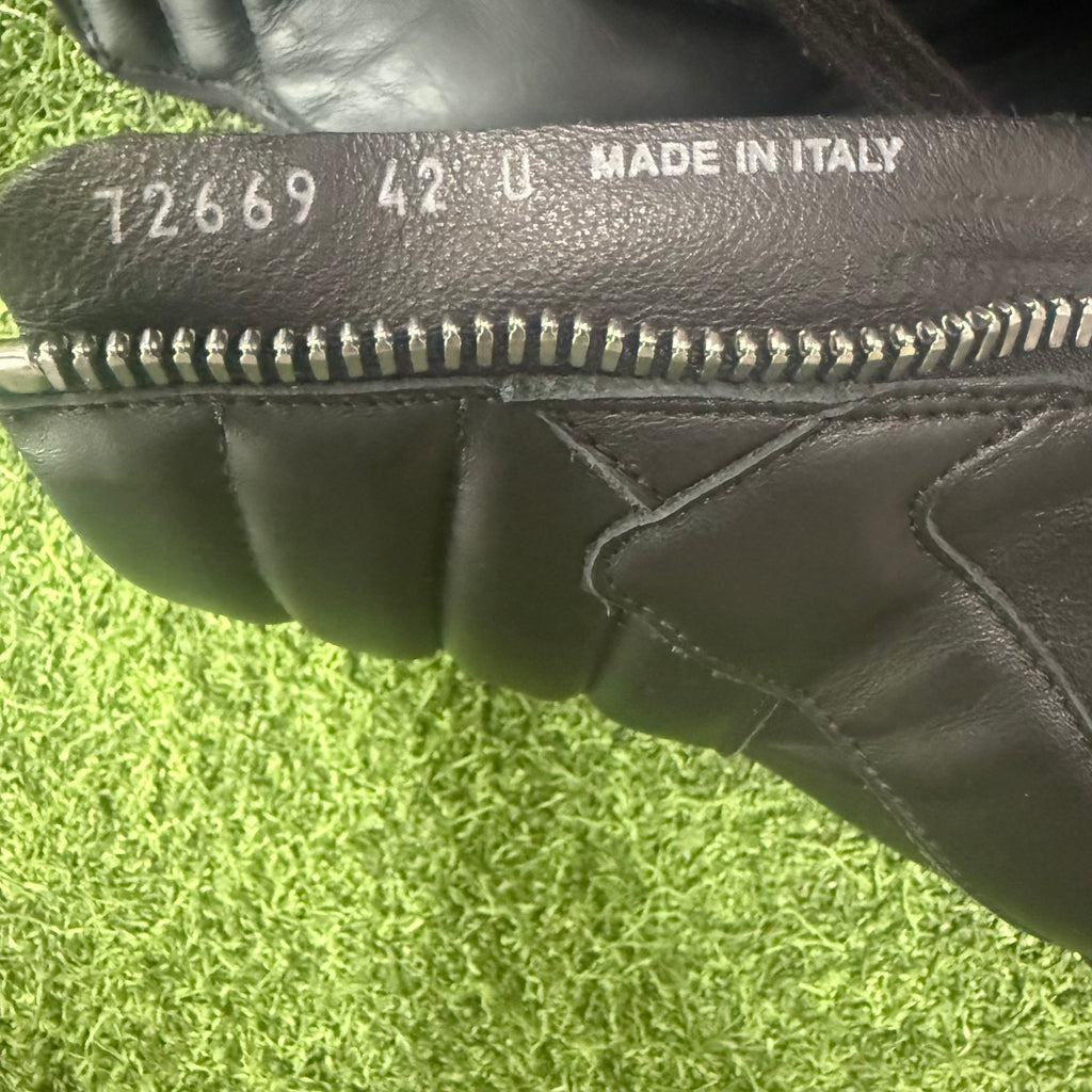 Rick Owens Triple Black Mega Bumper Geobasket Size 9