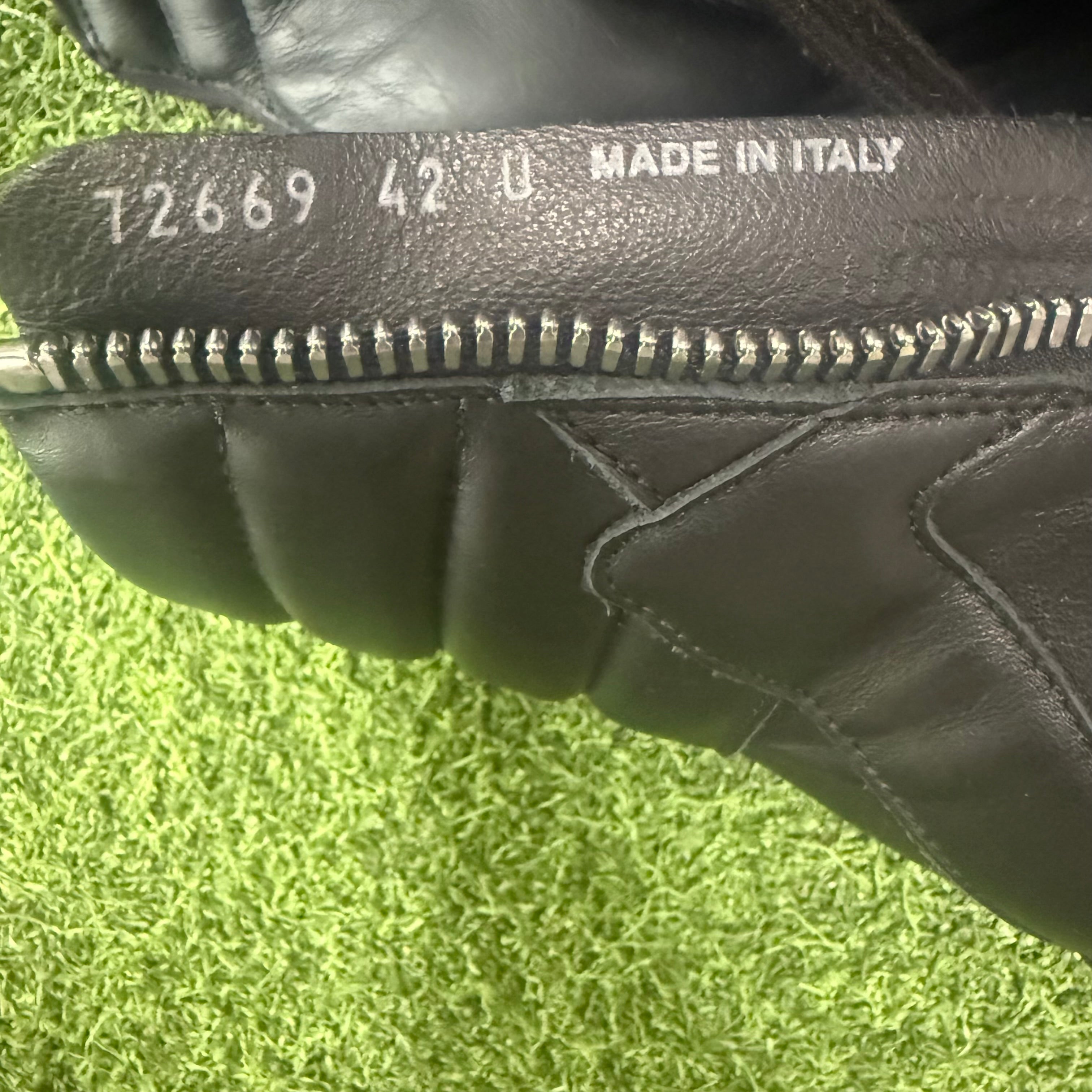 Rick Owens Triple Black Mega Bumper Geobasket Size 9