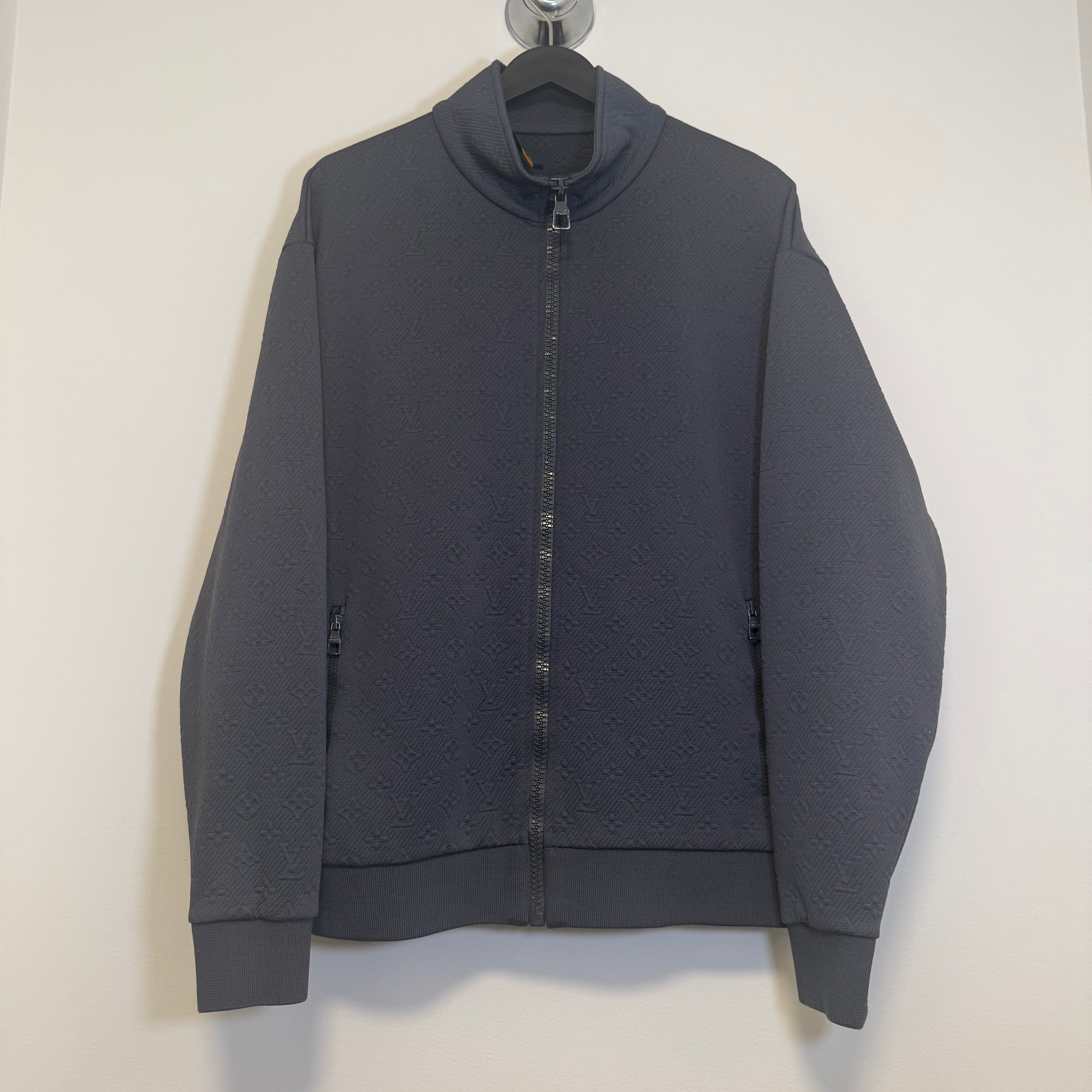 Louis Vuitton Grey Monogram Track Jacket Size XL