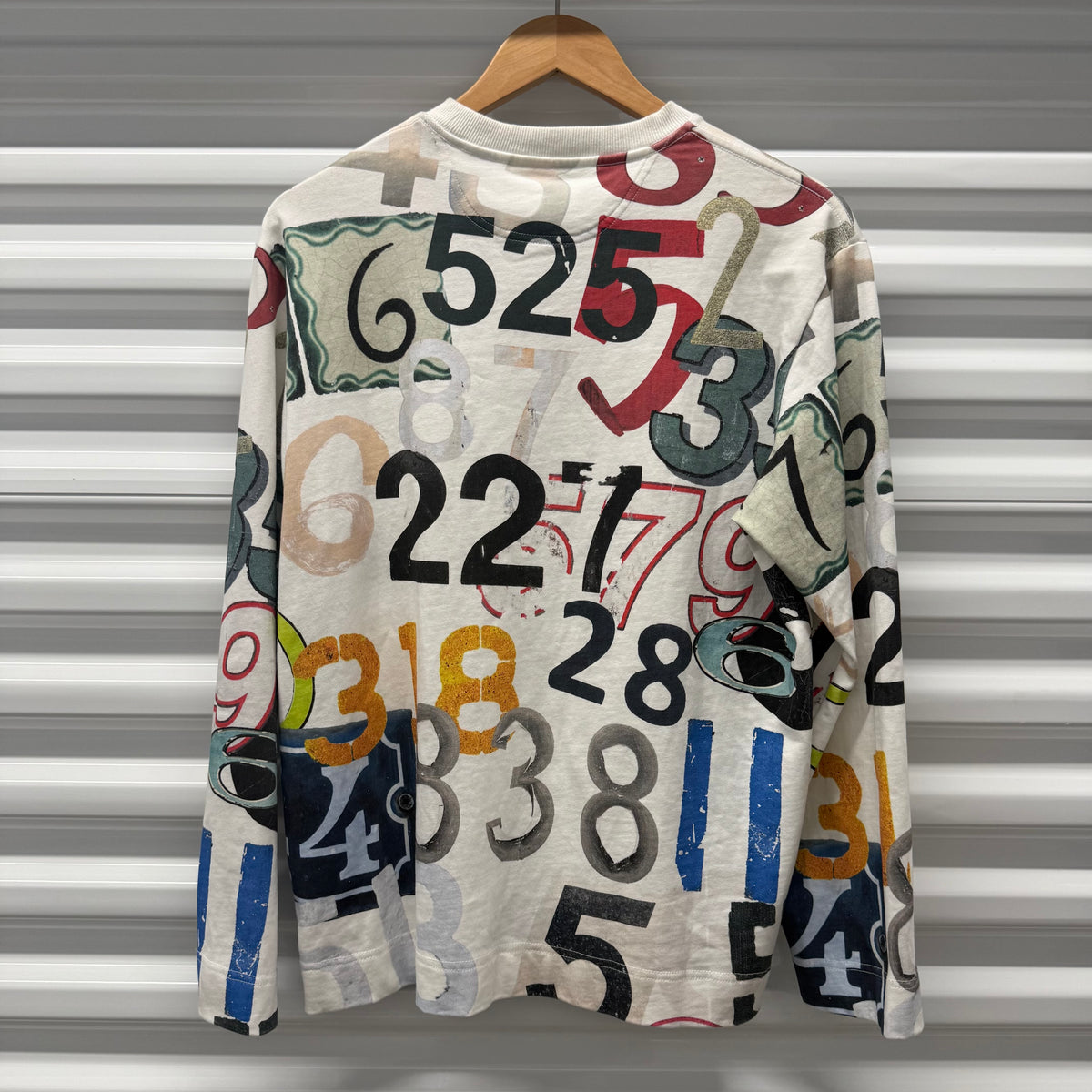Aris Tatalovich Numbers Longsleeve Size Medium