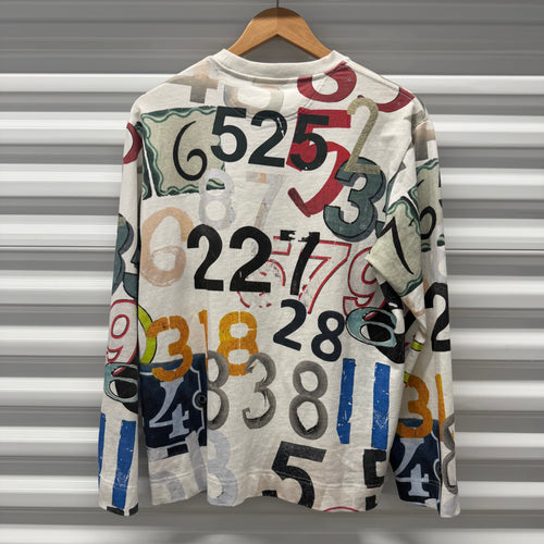 Aris Tatalovich Numbers Longsleeve Size Medium