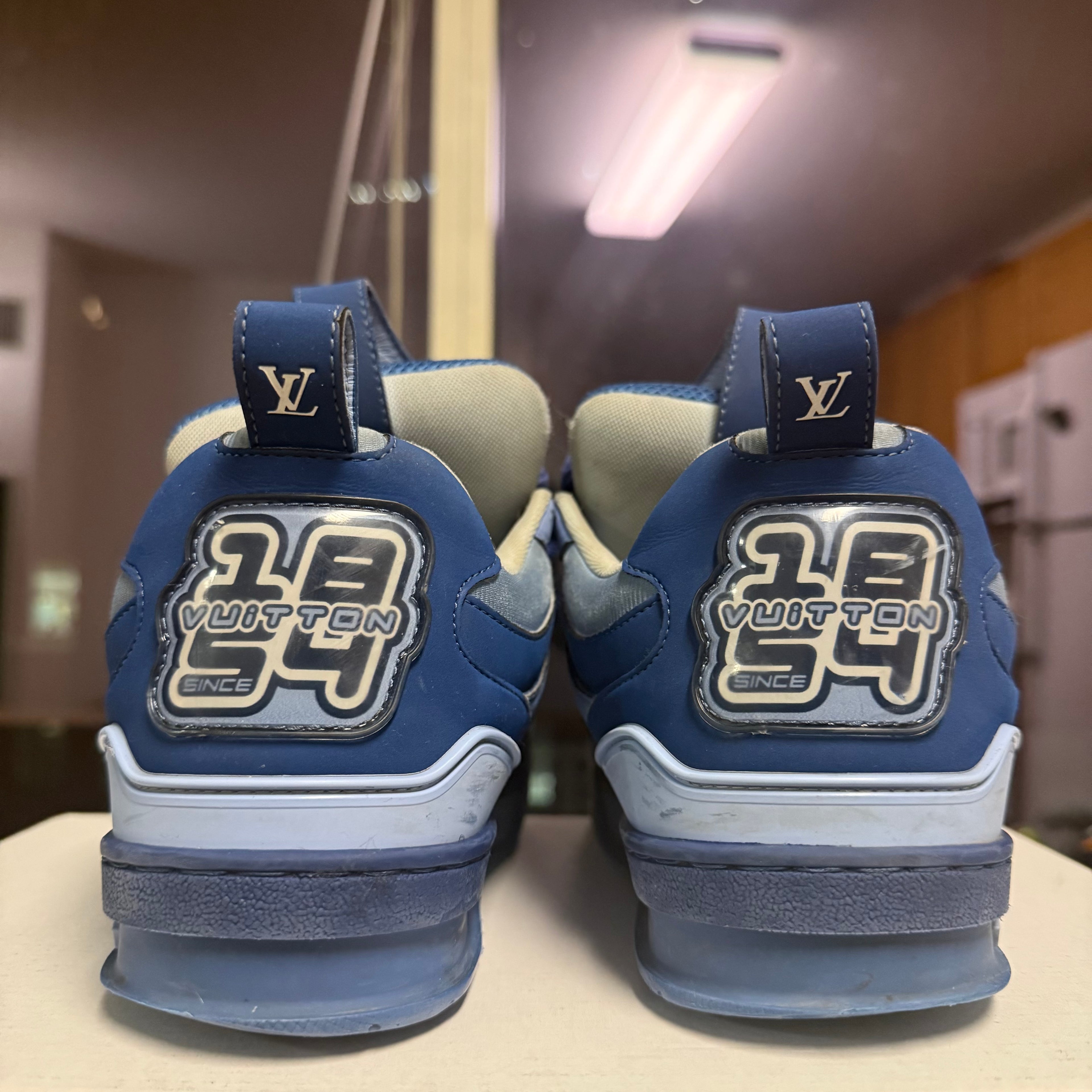 Louis Vuitton Skate Sneaker Blue Sz 7.5 US (6 LV)