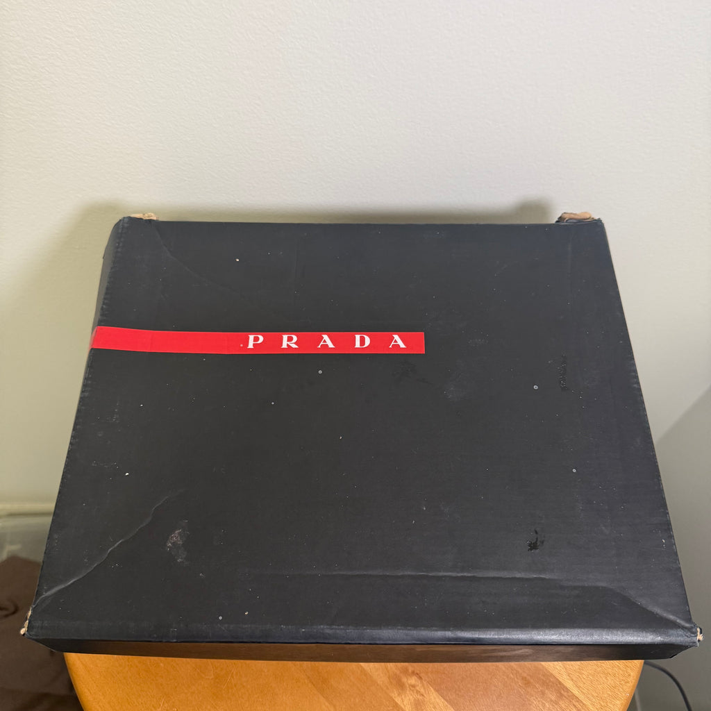 Prada America's Cup Light Blue Soft Rubber Sneaker Sz 8