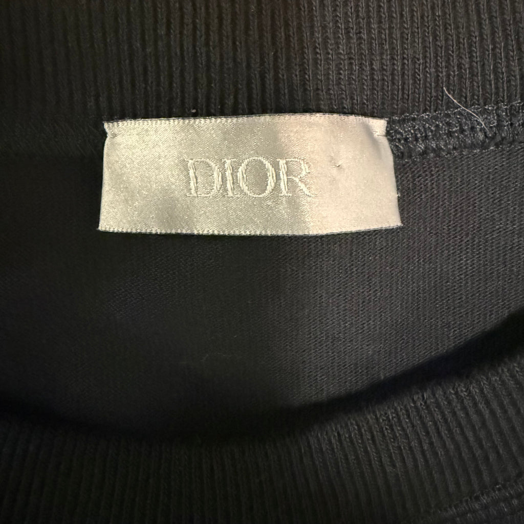Dior Navy Oblique Sleeve Longsleeve Sz XL