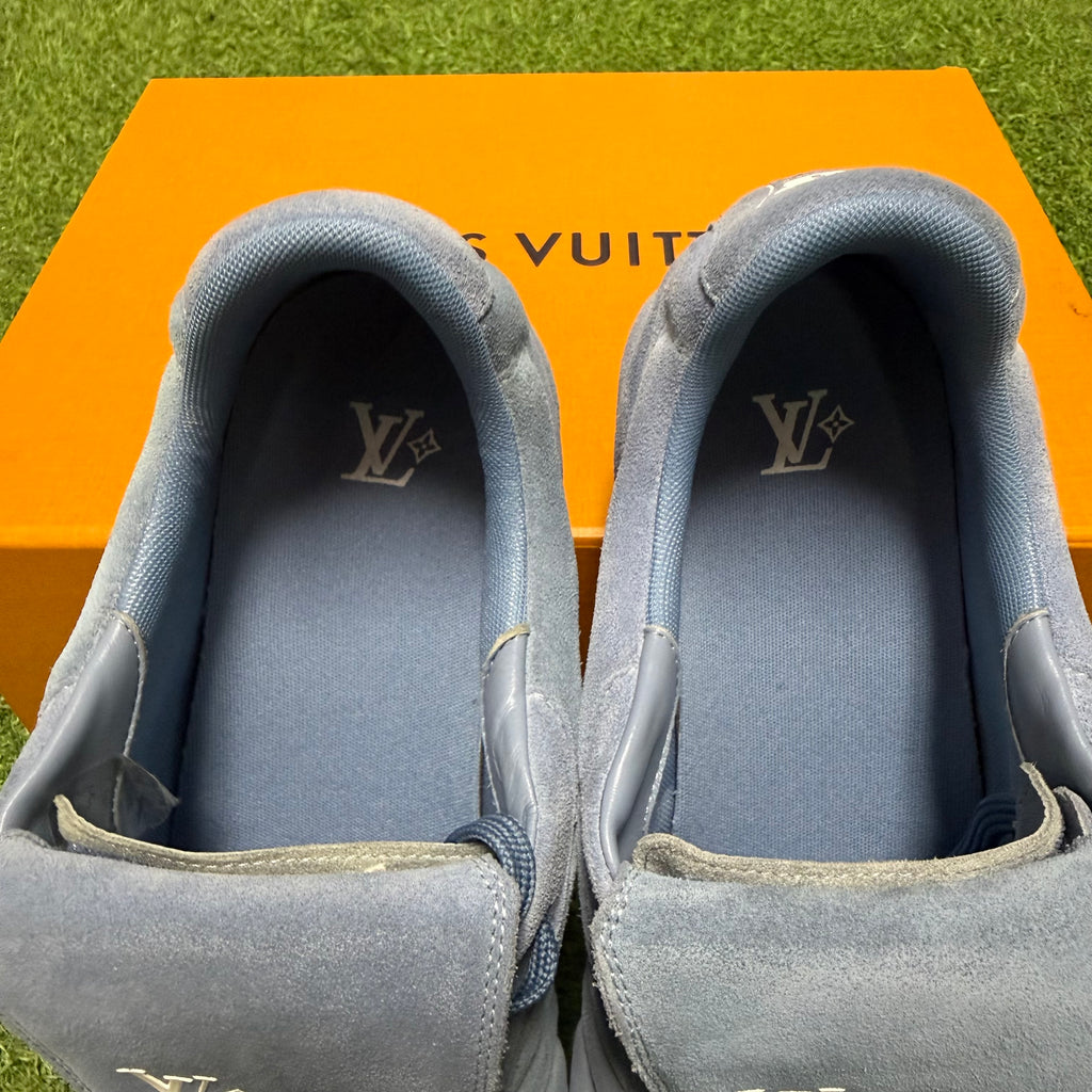 Louis Vuitton Blue Footprint Sneaker Size 9 US (7 LV)