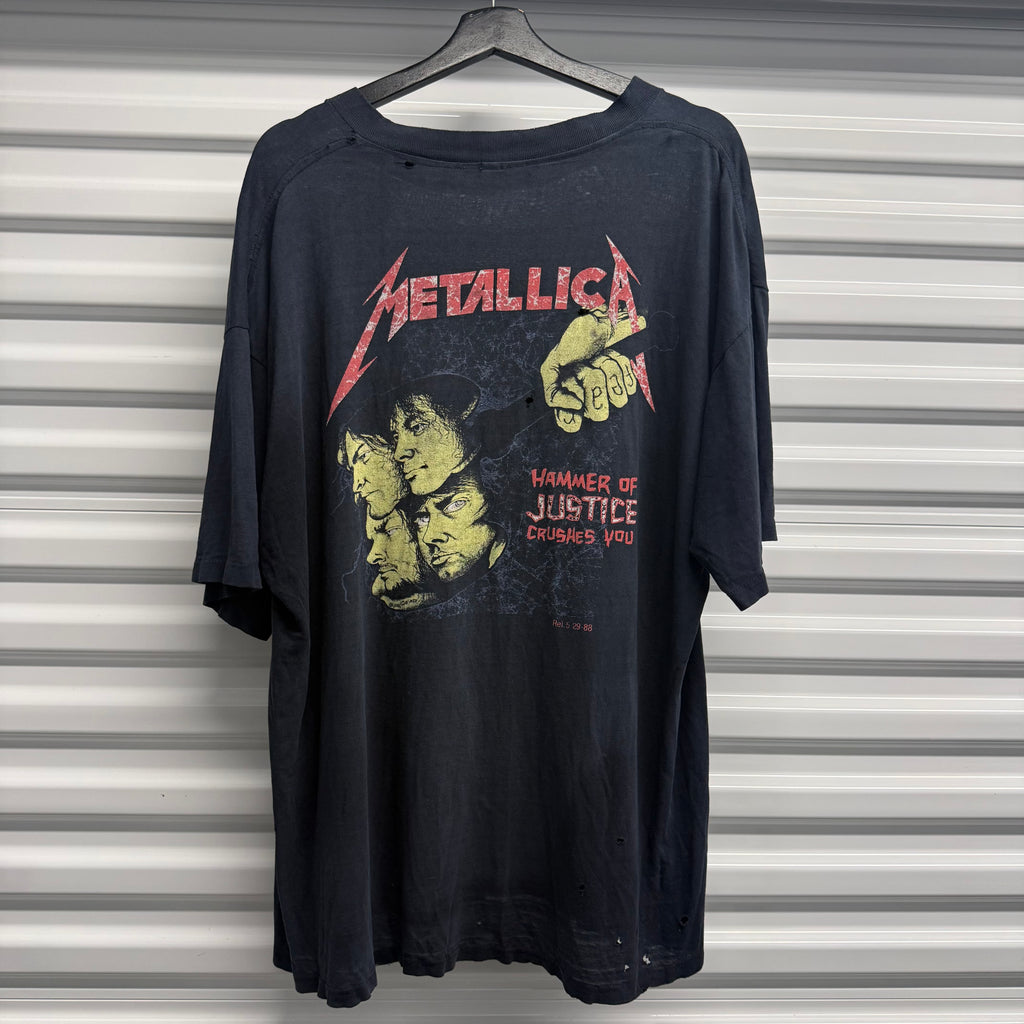 Vintage Metallica “And Justice For All Hammer” Shirt Size XL