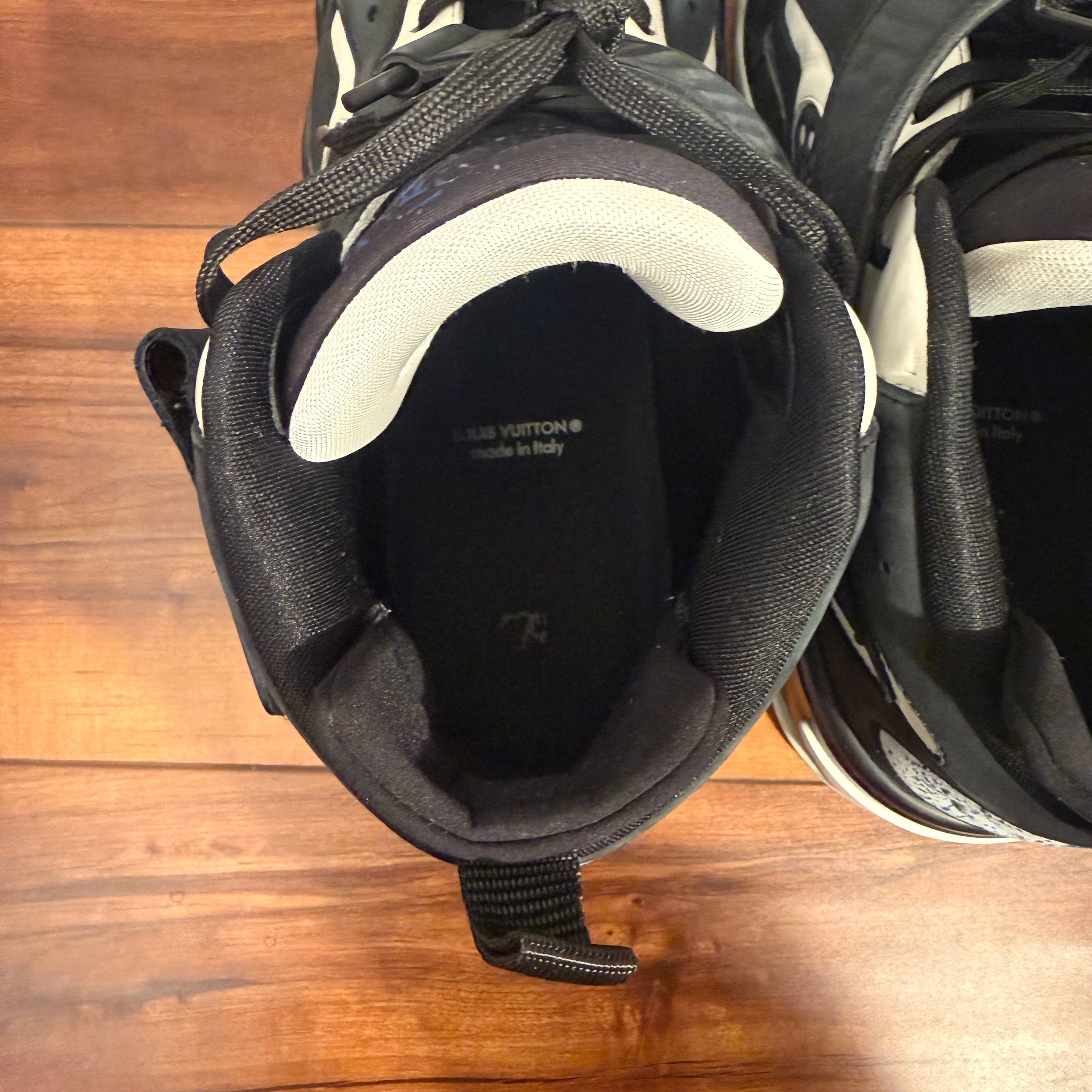 Louis Vuitton Black and Blue Trainer 2 Size 10.5 (9LV)