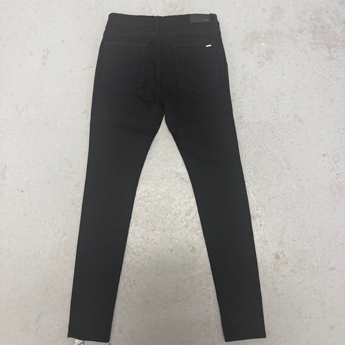 Amiri MX1 Brown Suede Patch Blue Jeans Sz 36