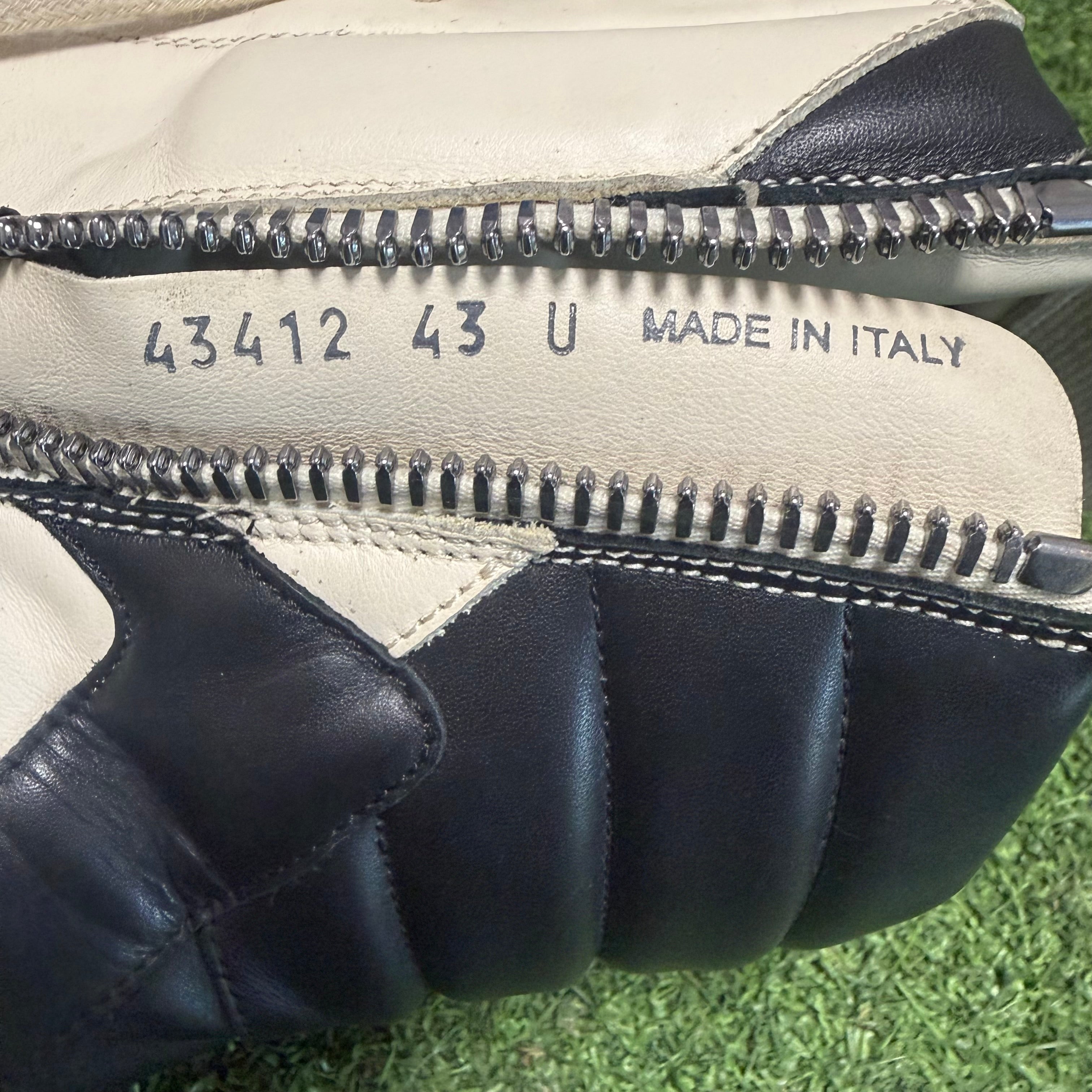 Rick Owens White Geobasket Size 10 (43)
