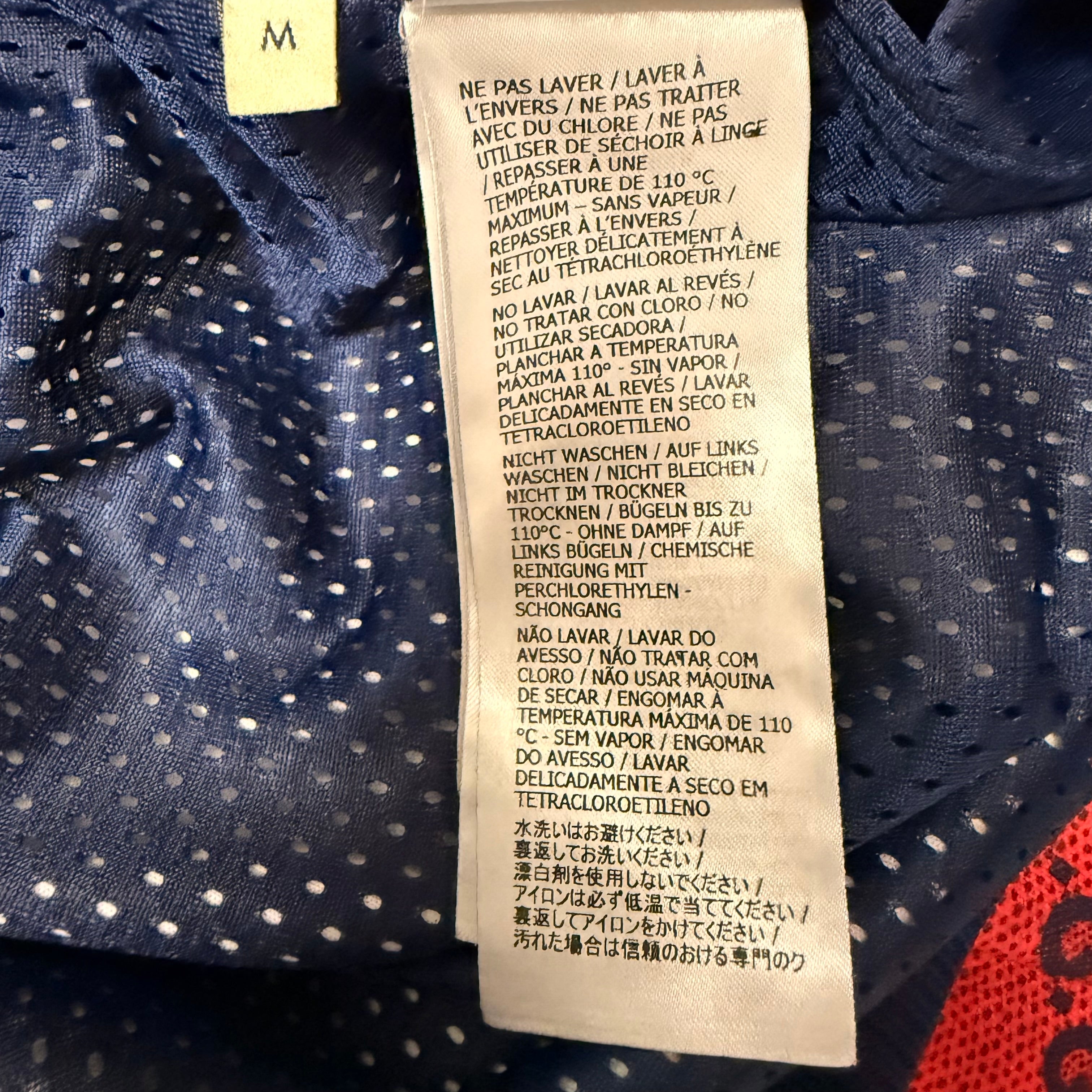 Gucci GG Supreme Jacket Multi-Colored Sz Medium