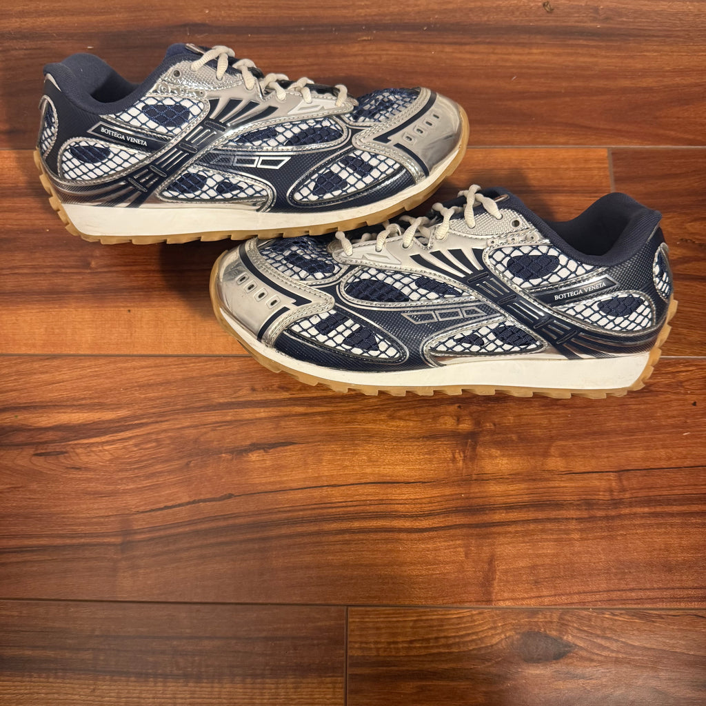 Bottega Veneta Blue/Silver Orbit Sneaker Size 10 (43 EU)