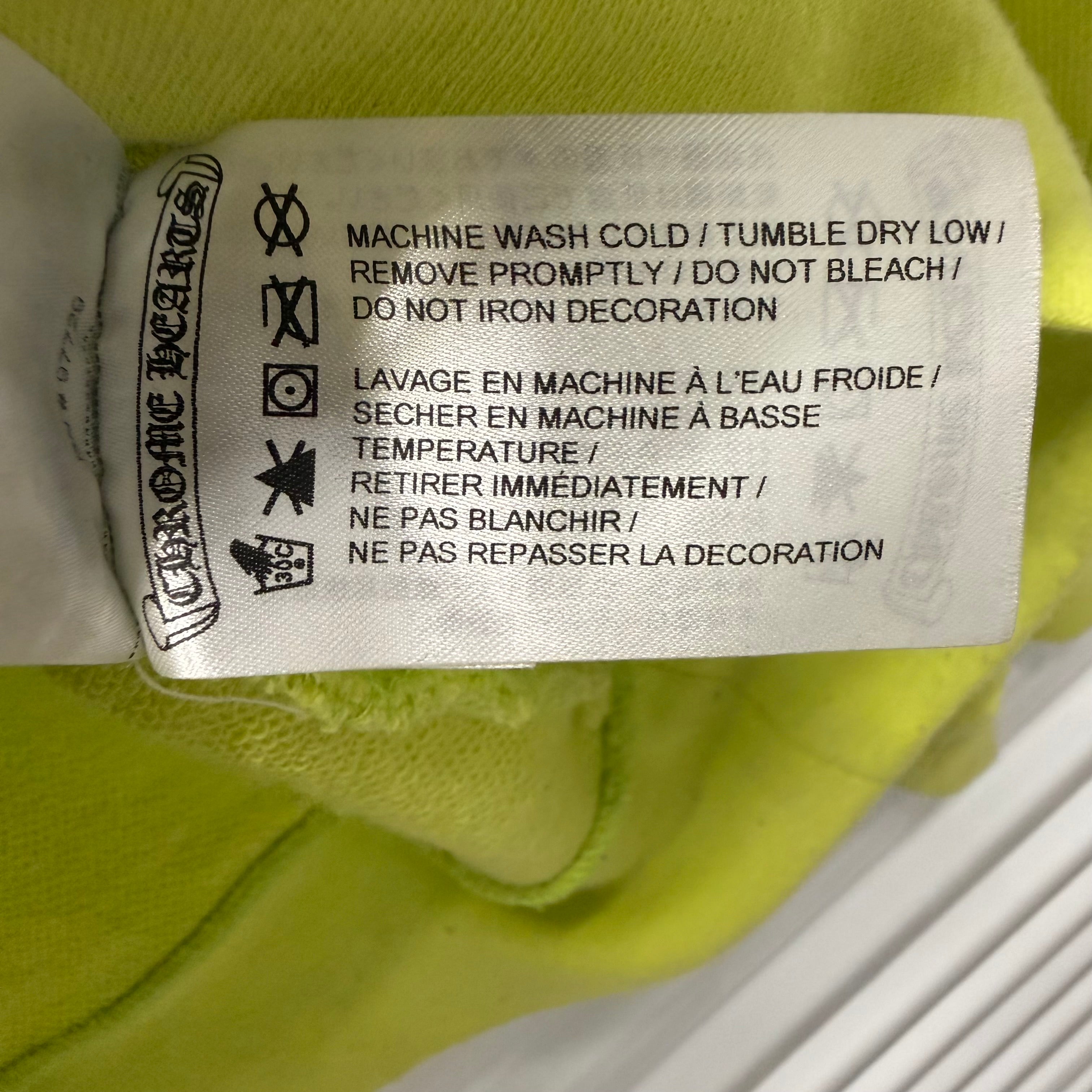 Chrome Hearts Matty Boy Green Chainlink Hoodie Size Medium