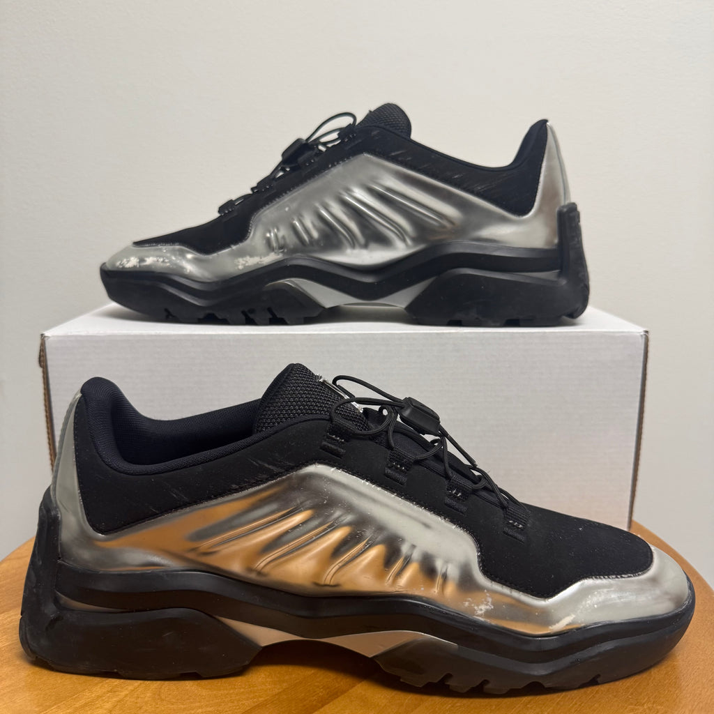 Louis Vuitton Millenium Silver Black Trainer Sz 10 (8.5 US)